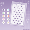 Daily Planner Sticker Sheet