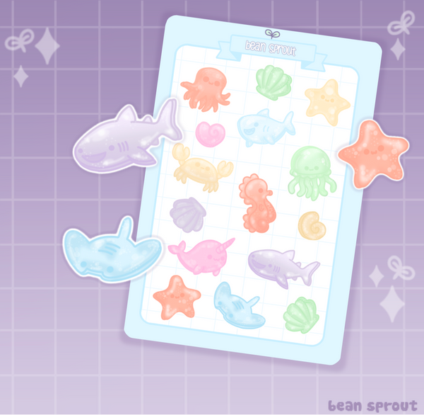 Gummy Reef Sticker Sheet