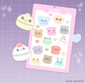 Macaron Parade Sticker Sheet