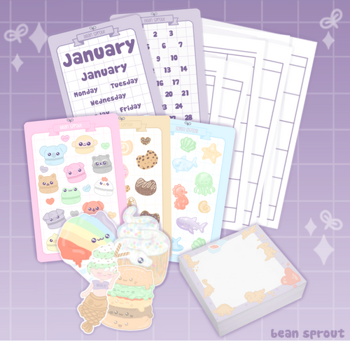 Edible Friends Planner Set