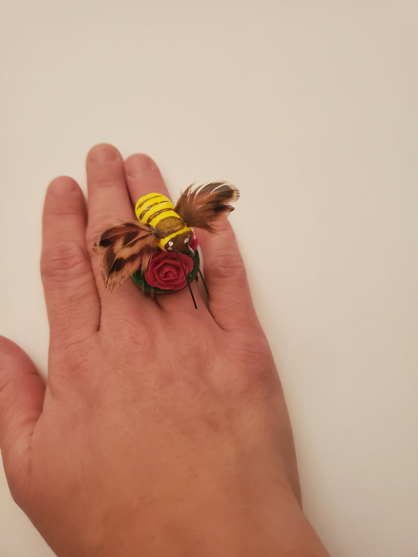 Floral Bee Ring