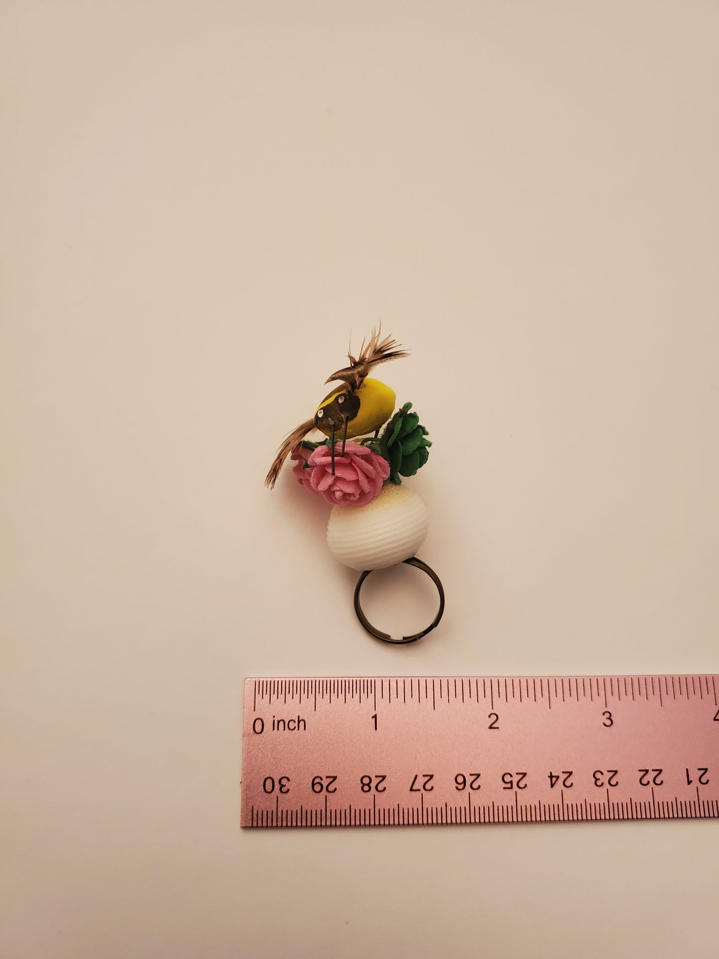 Floral Bee Vase Ring