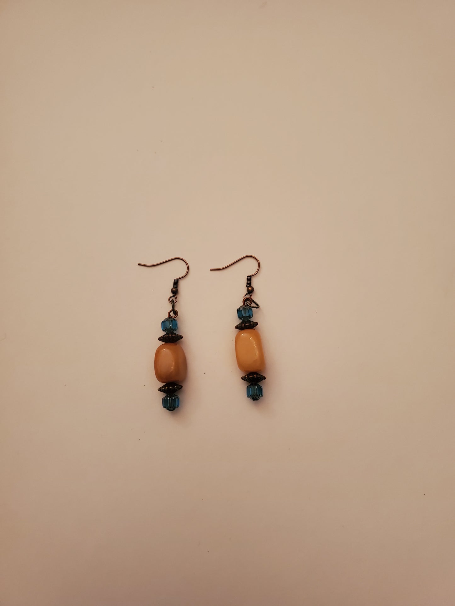 Bronze Beaded Earrings