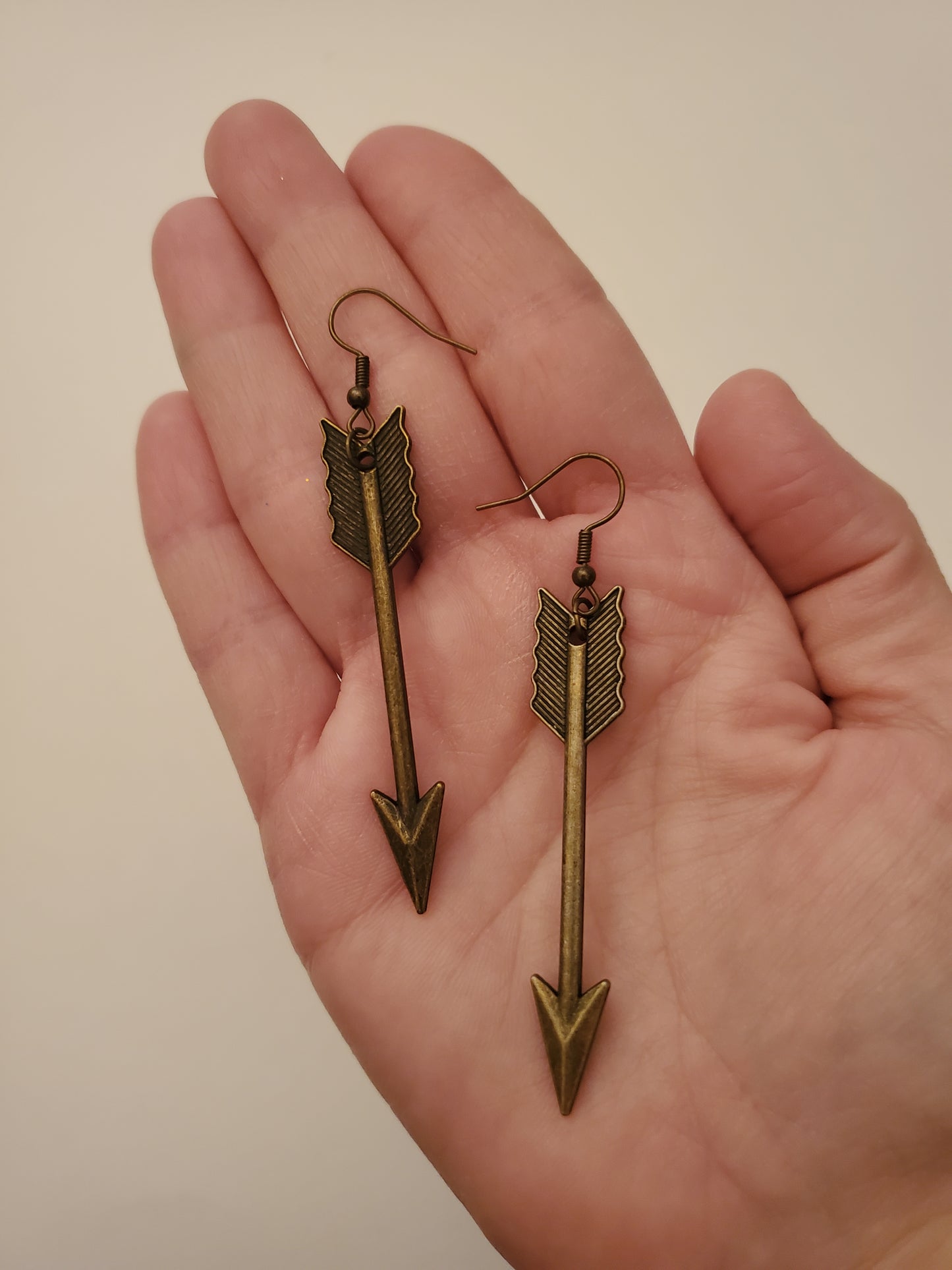 Bronze Arrow Earrings