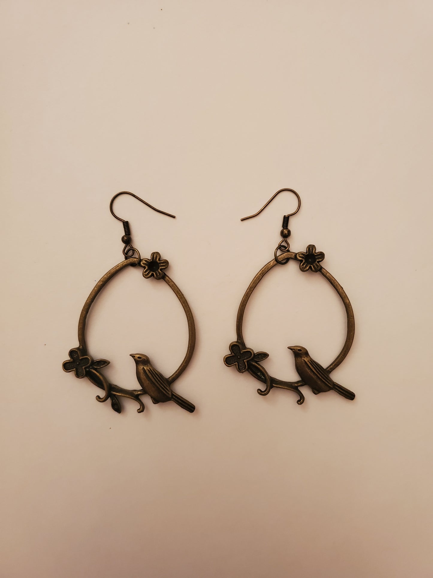 Bronze Beaded Earrings