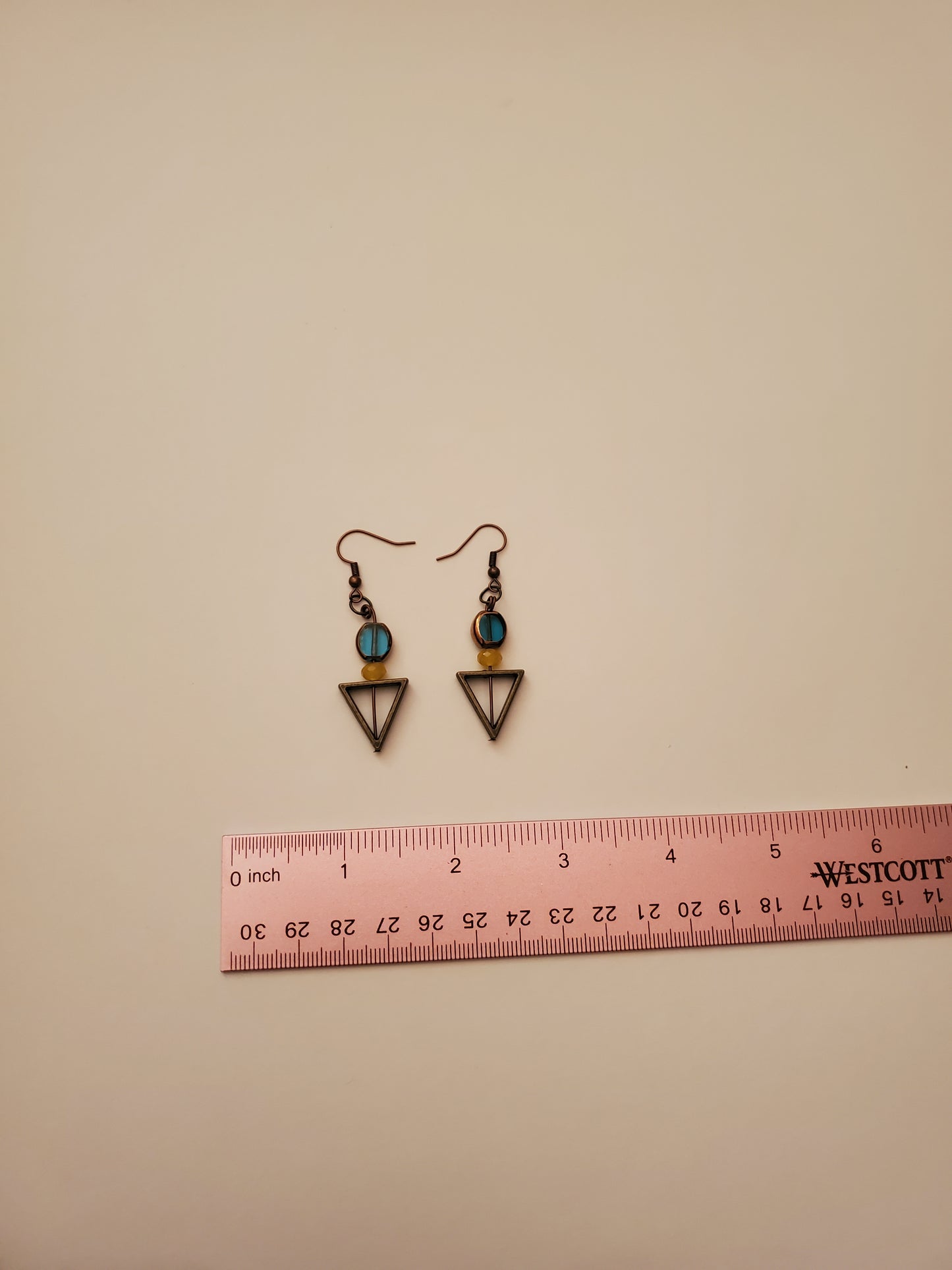 Bronze Beaded Earrings