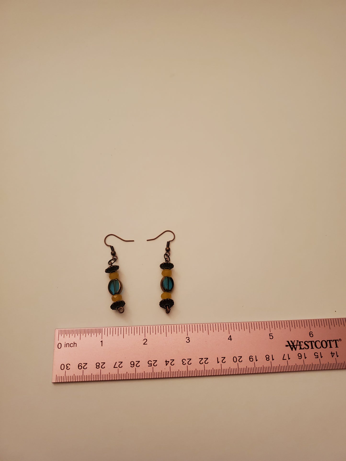 Bronze Beaded Earrings