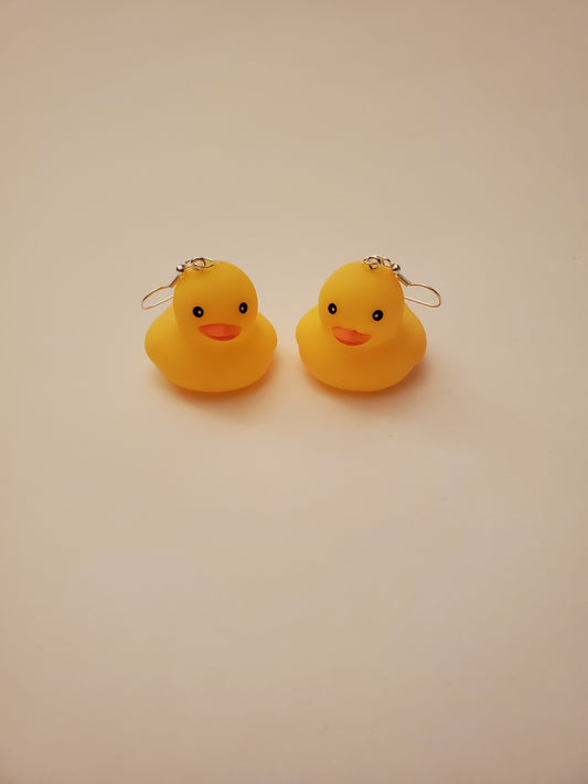 Rubber Ducky Earrings Medium