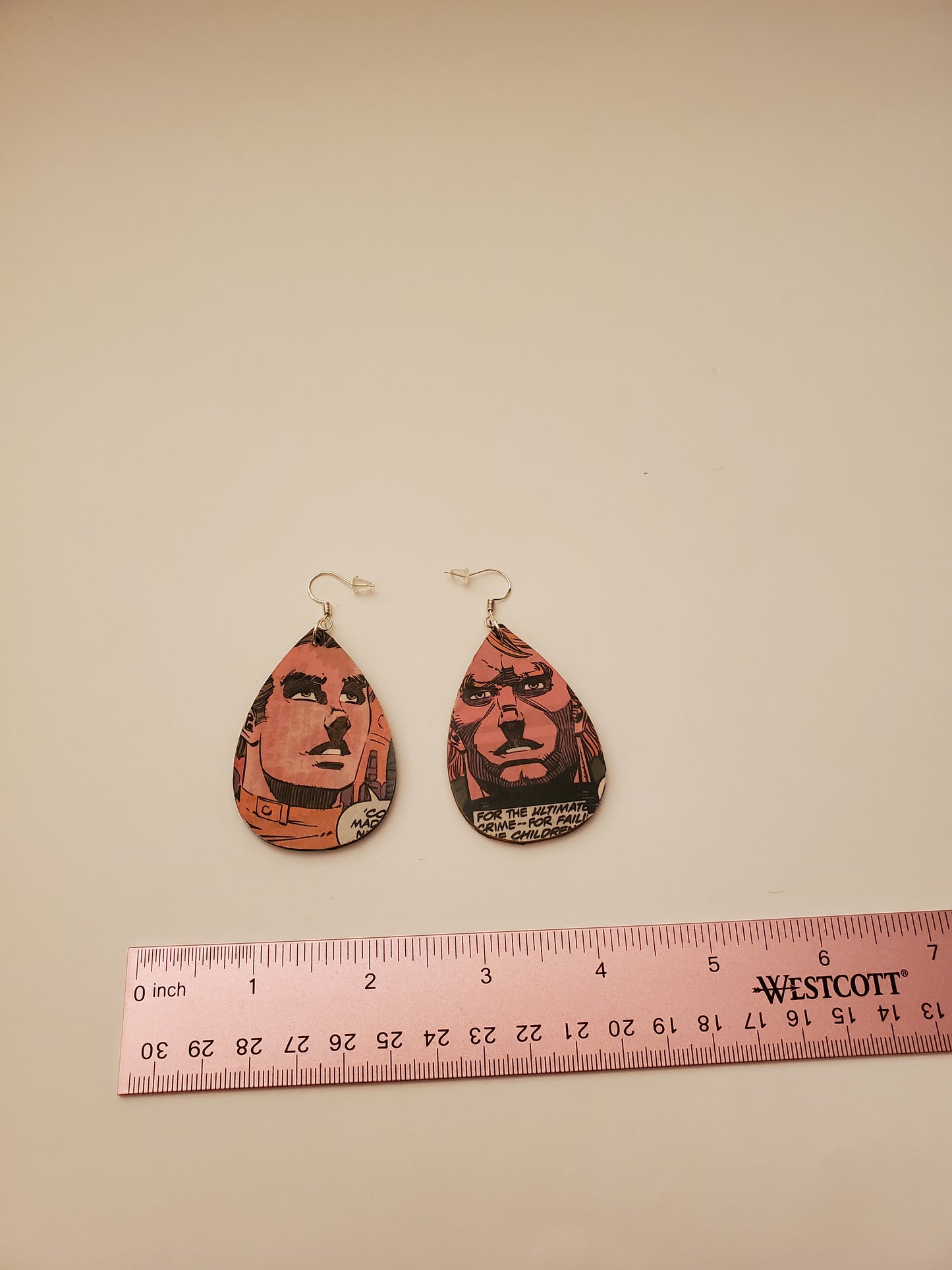 Comic Book Earrings