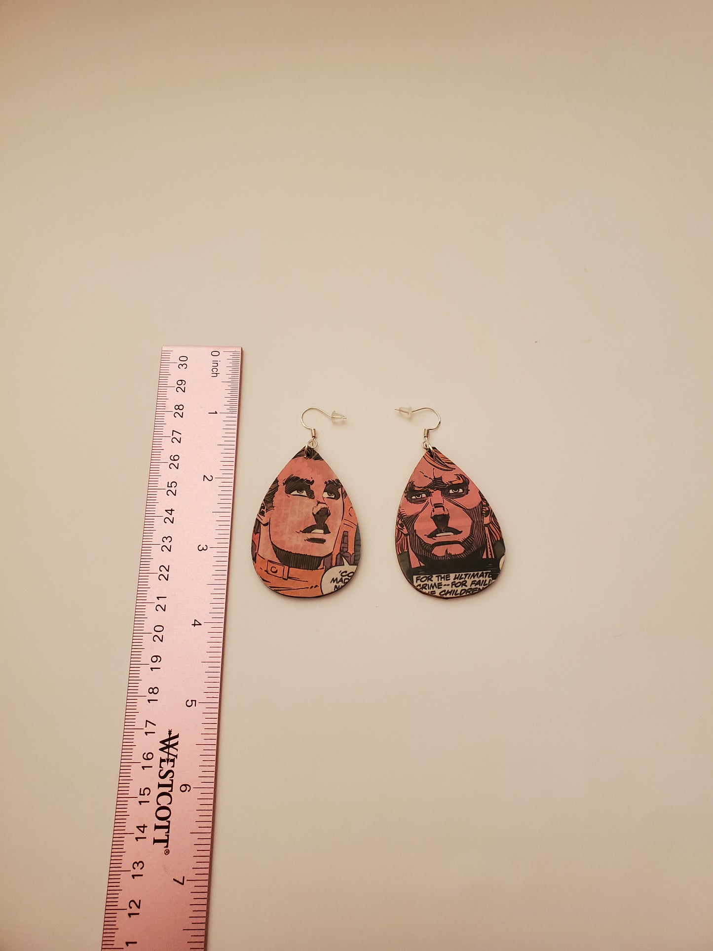 Comic Book Earrings