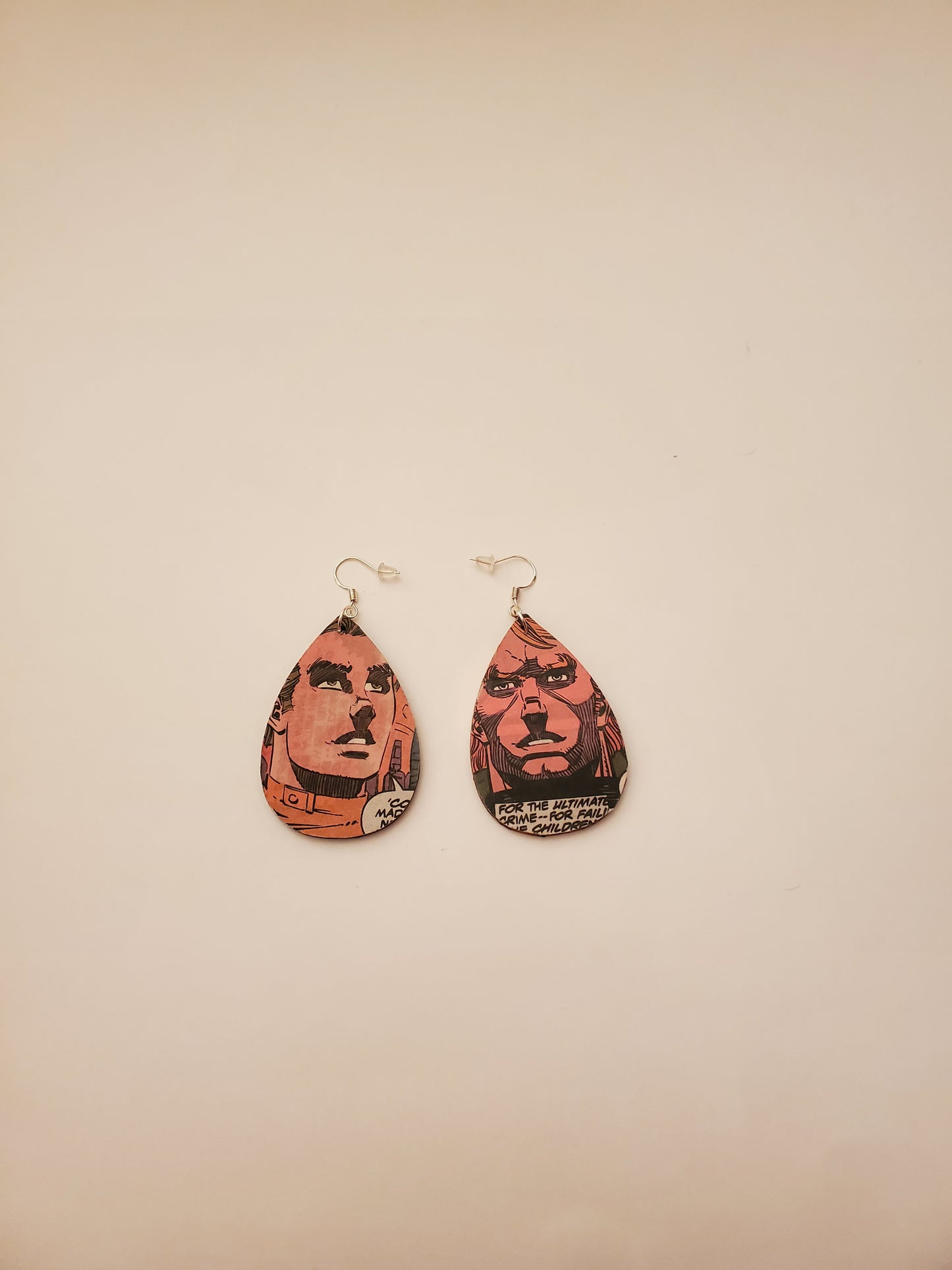 Comic Book Earrings