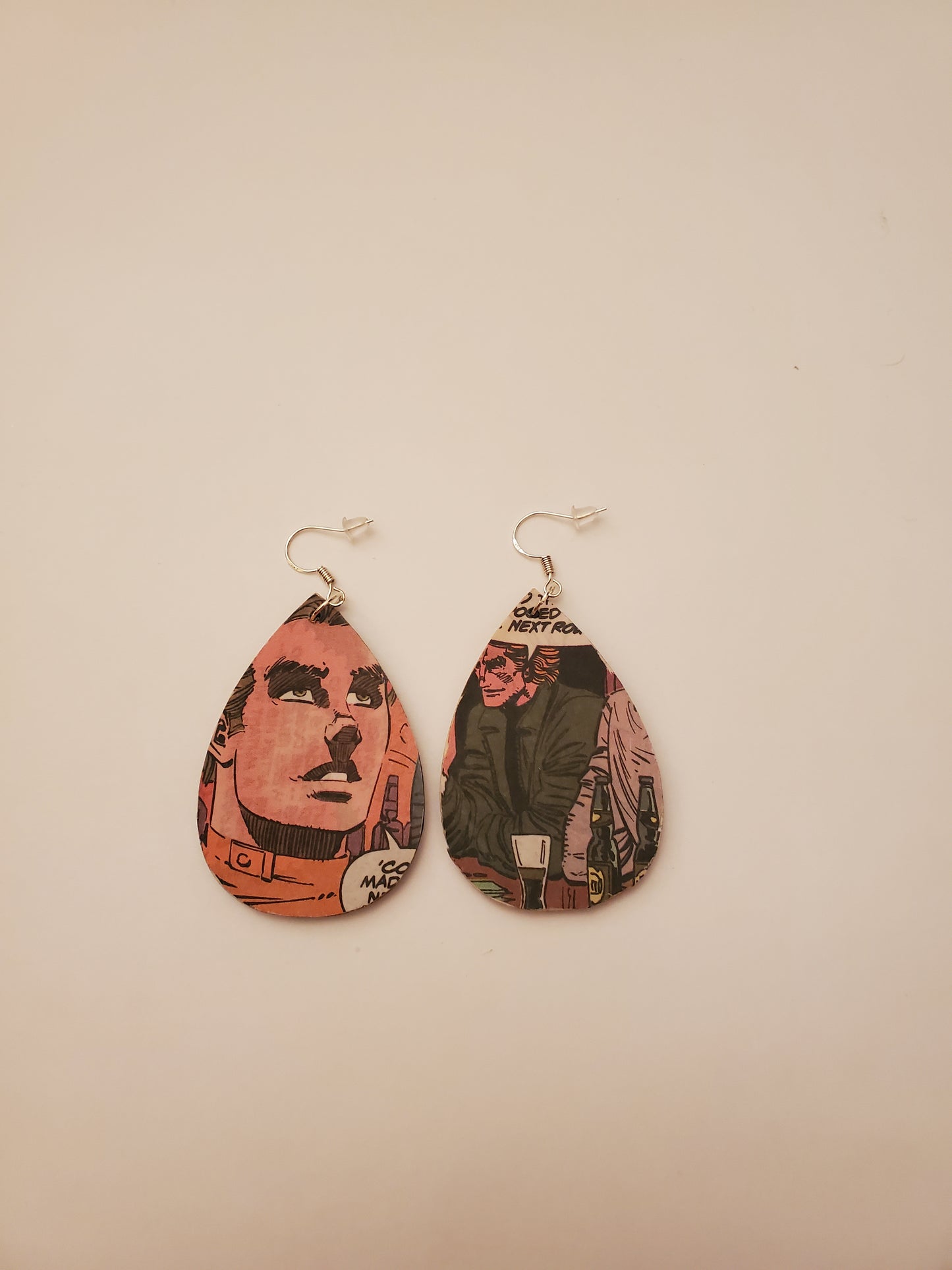 Comic Book Earrings