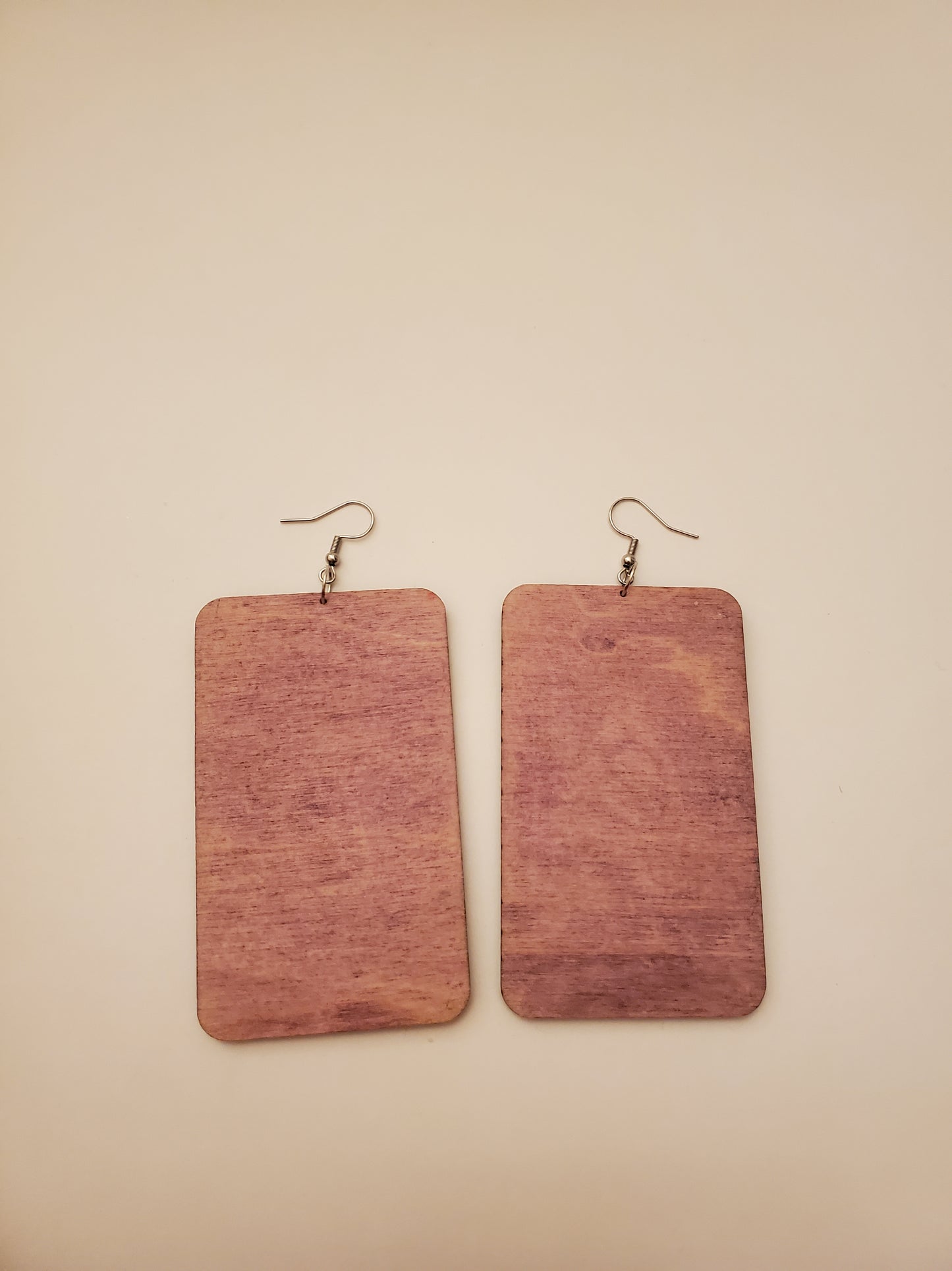 Tarot Card Wood Earrings