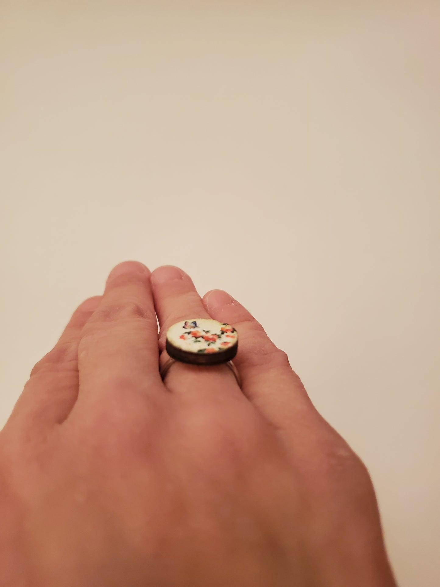 Wood Printed Ring