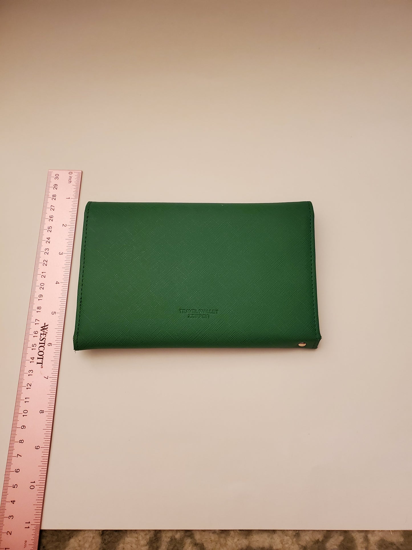 Travel Wallet in Green