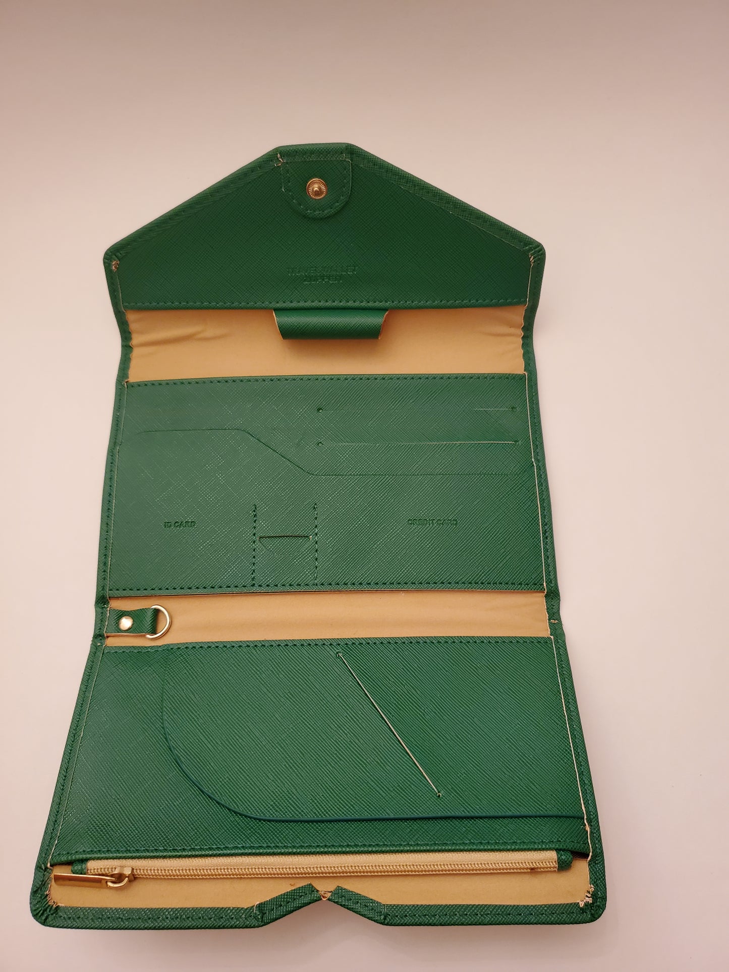 Travel Wallet in Green