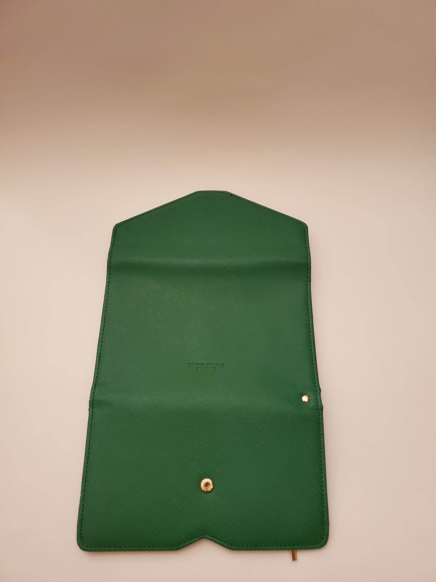 Travel Wallet in Green