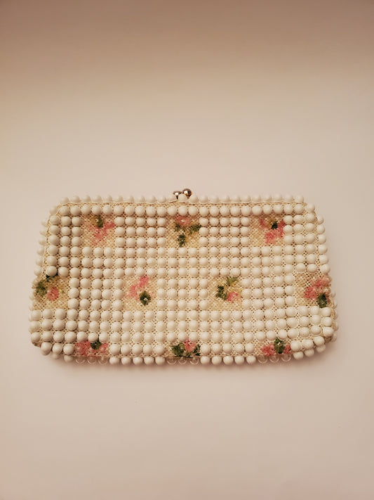 Vintage Vintage 1950’s Plastic Lucite Bubble Bead Clutch