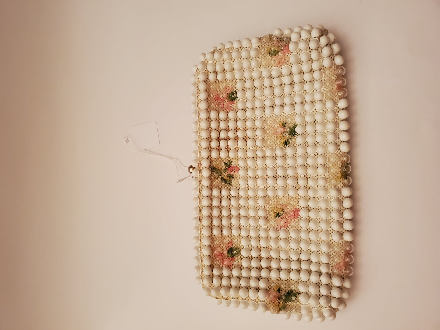 Vintage Vintage 1950’s Plastic Lucite Bubble Bead Clutch