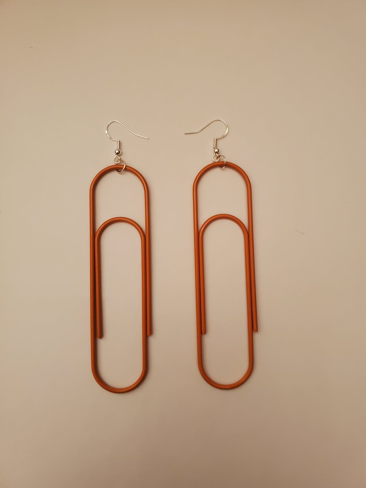 Paper Clip Earrings : Multiple Colors