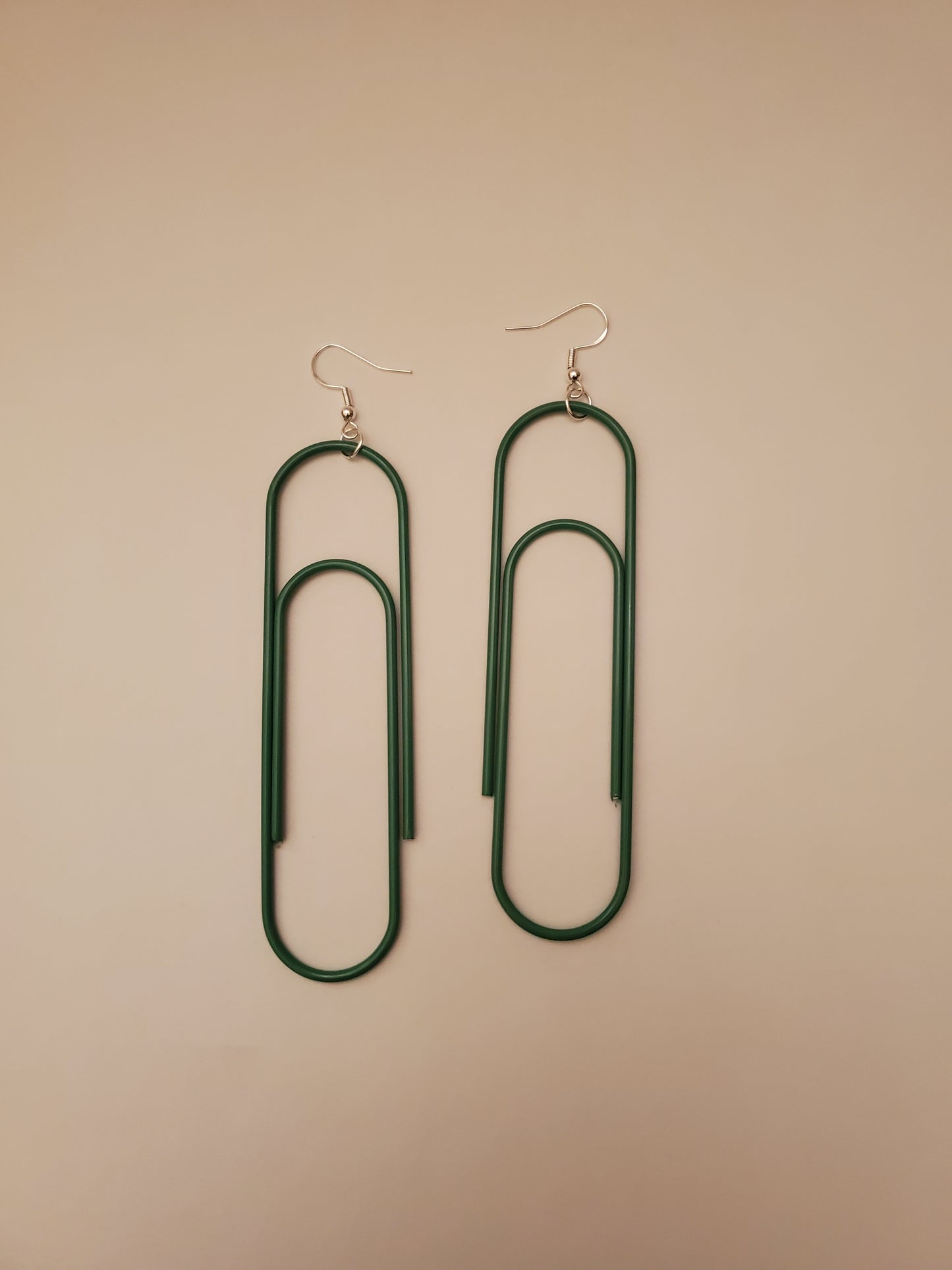 Paper Clip Earrings : Multiple Colors