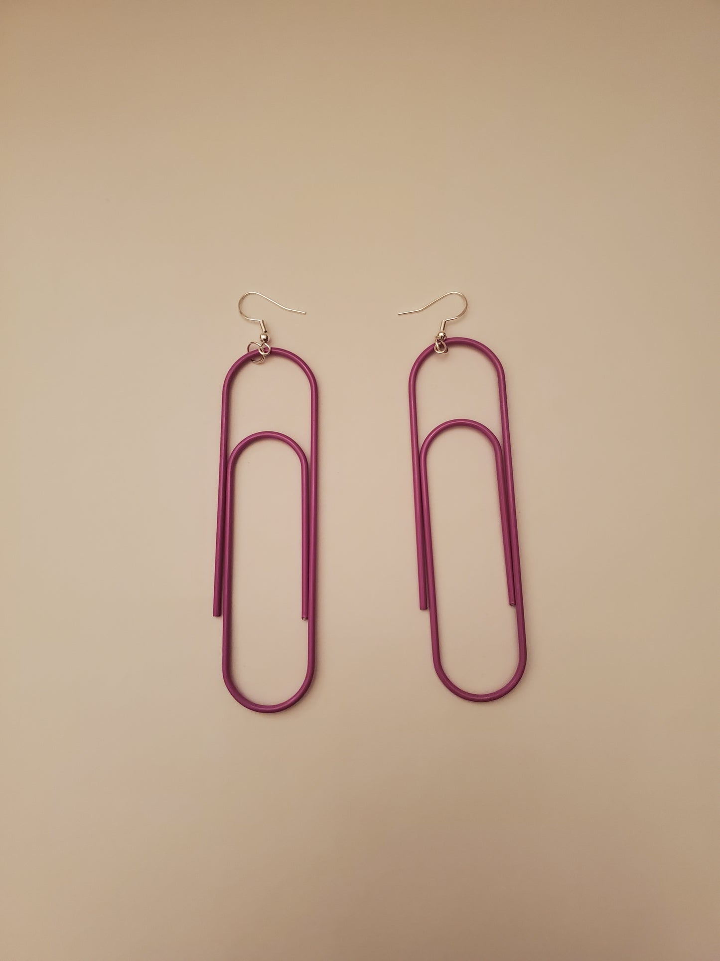 Paper Clip Earrings : Multiple Colors