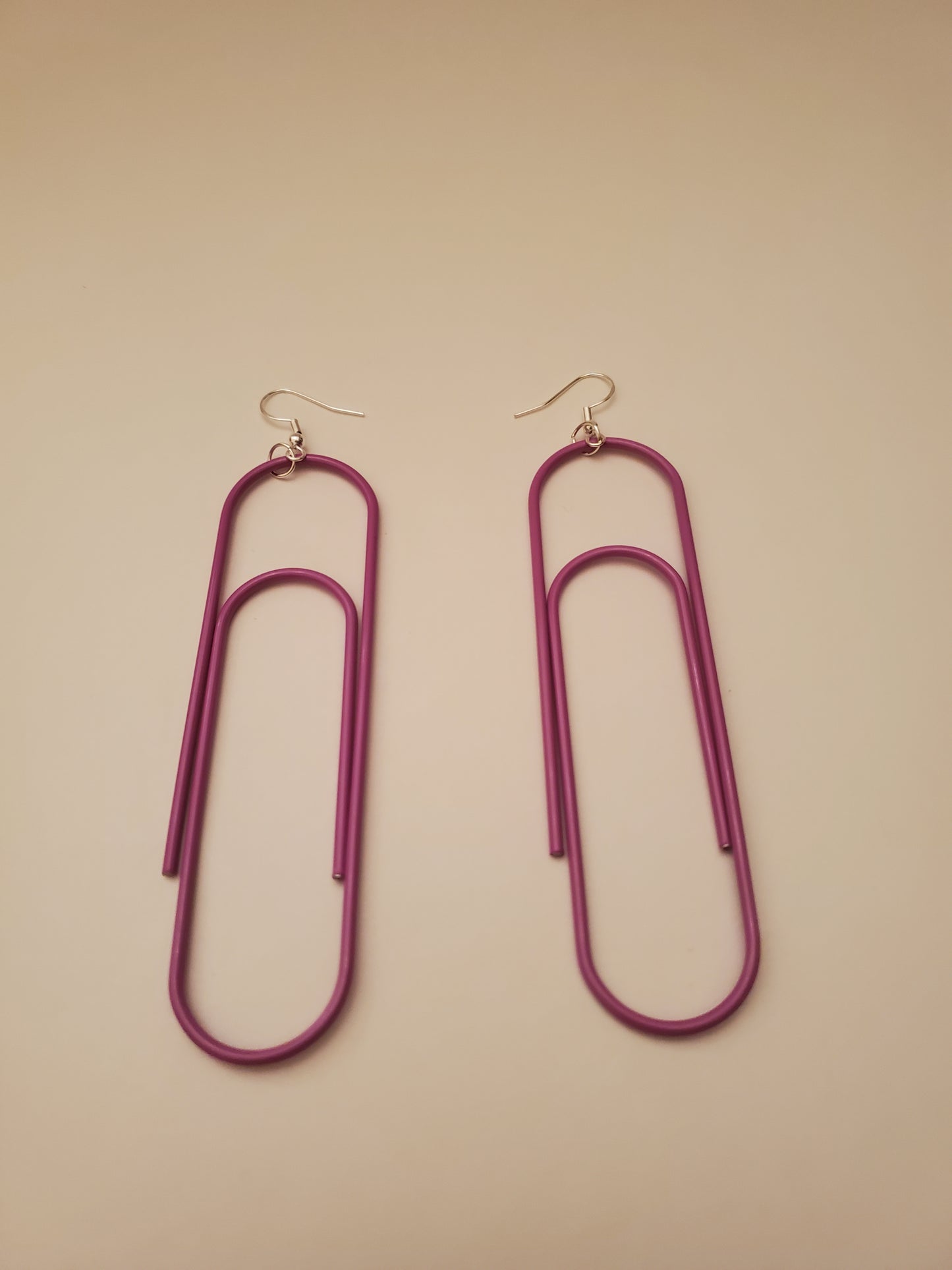 Paper Clip Earrings : Multiple Colors