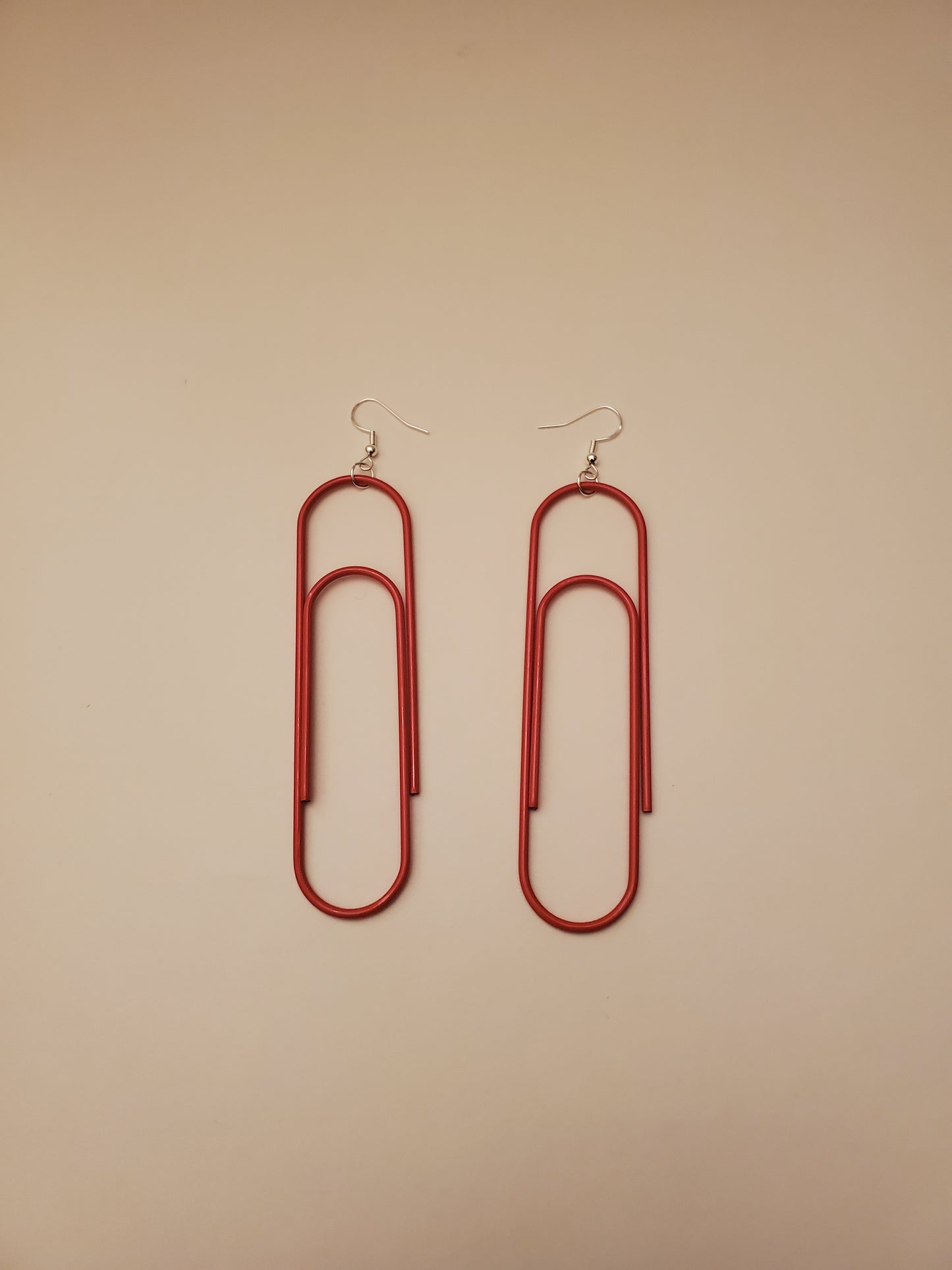 Paper Clip Earrings : Multiple Colors