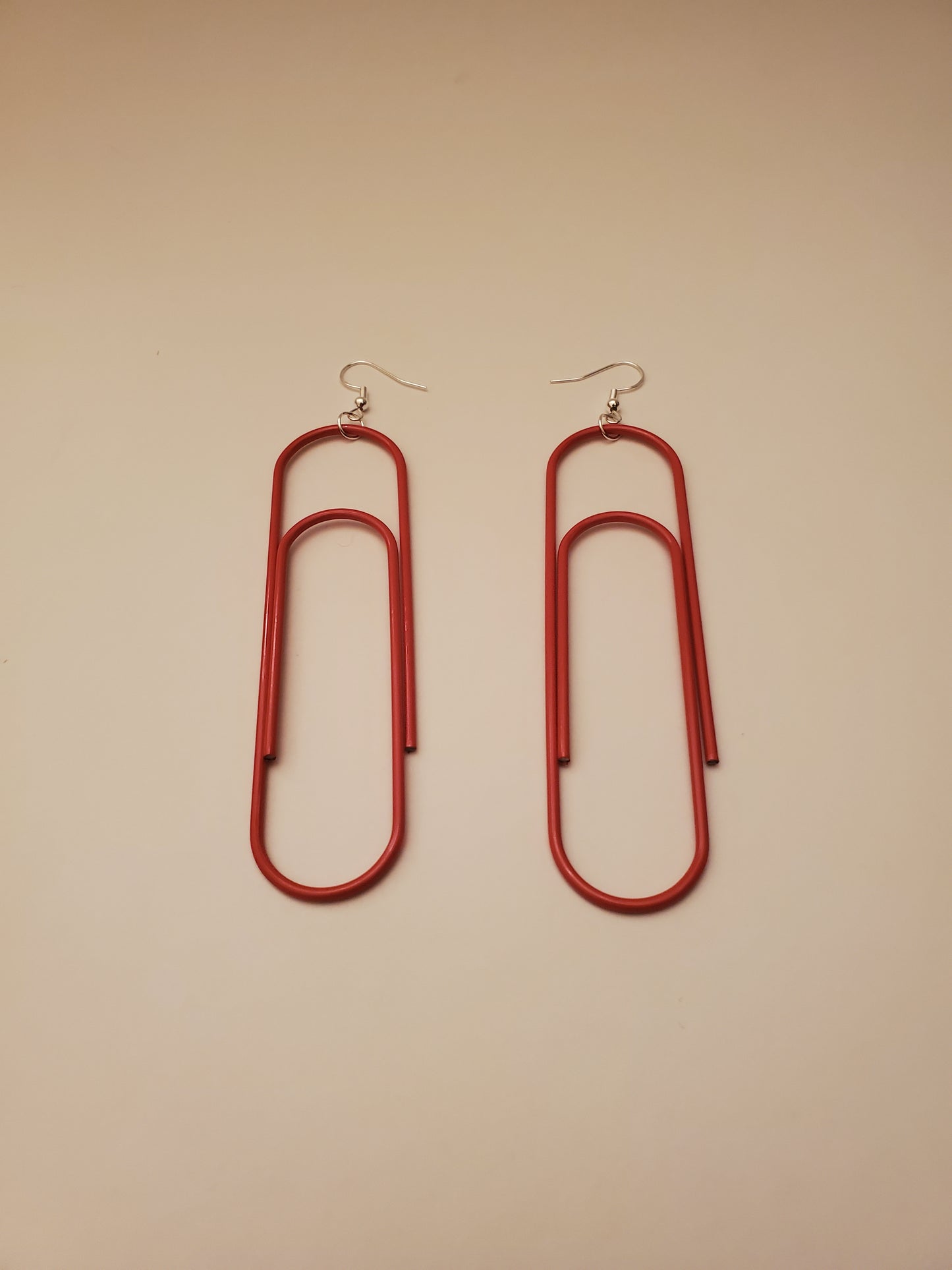 Paper Clip Earrings : Multiple Colors