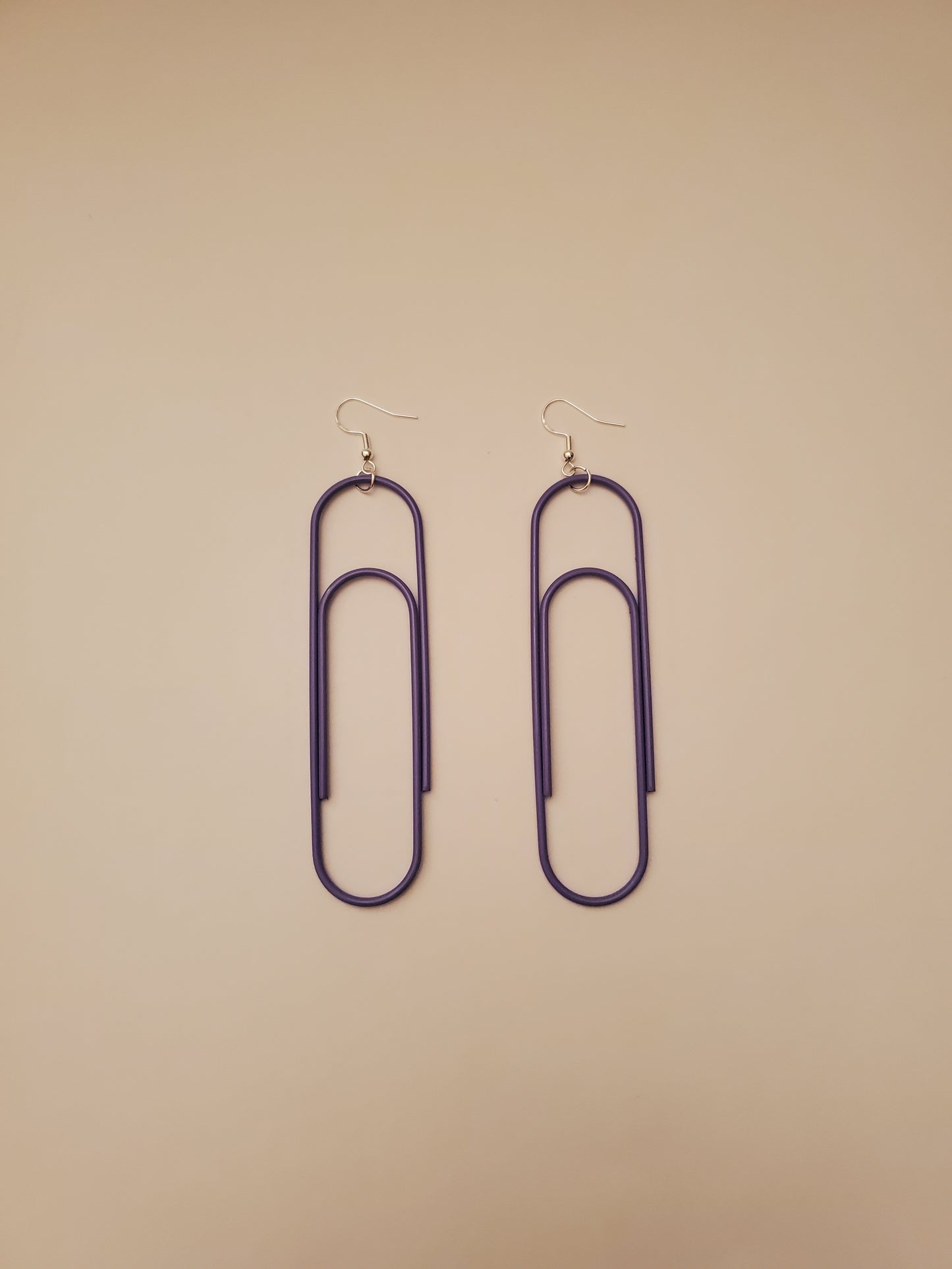 Paper Clip Earrings : Multiple Colors