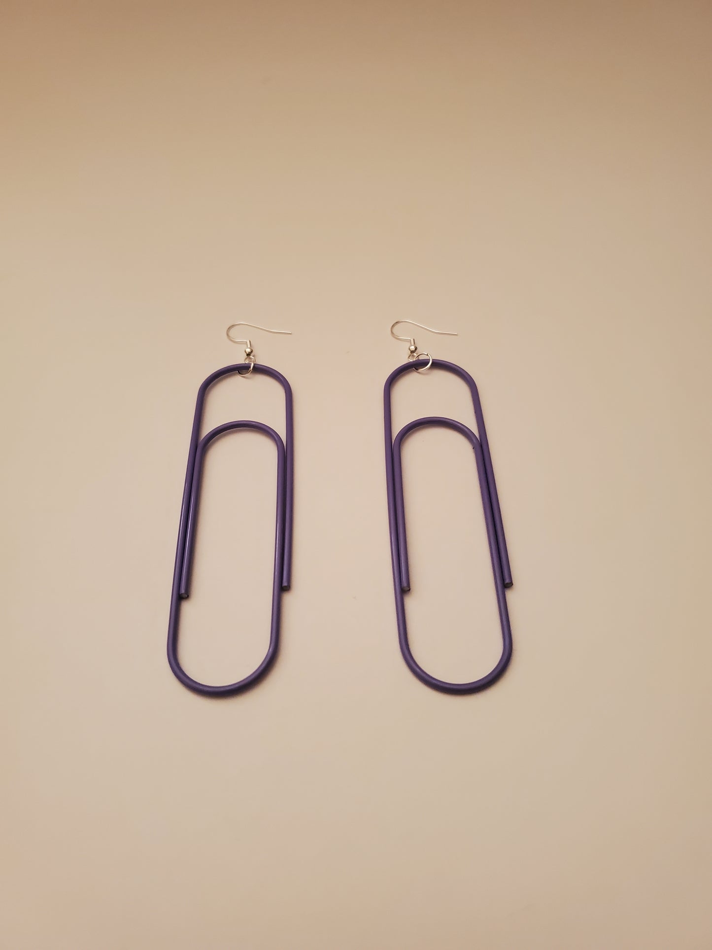 Paper Clip Earrings : Multiple Colors