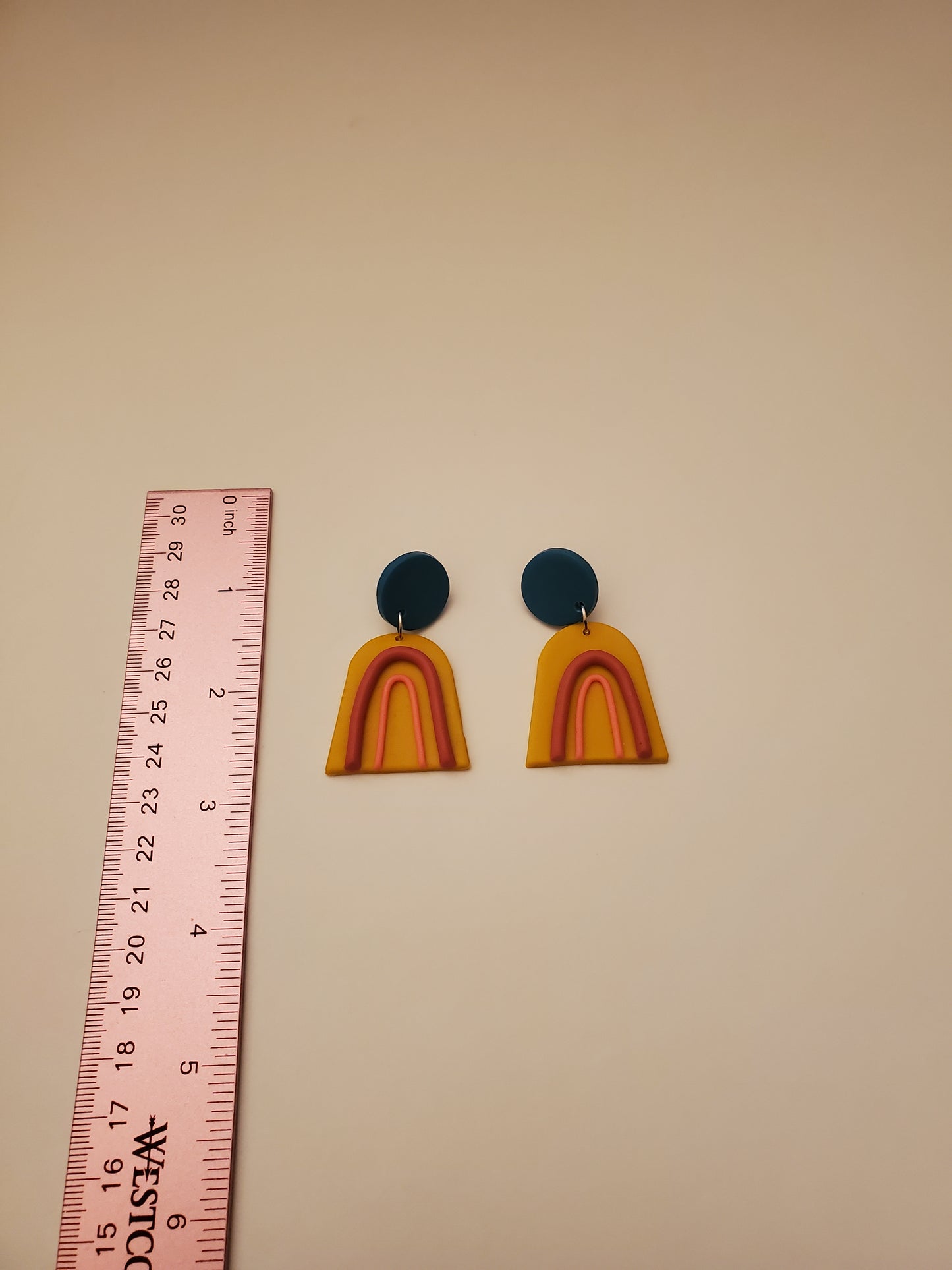 Clay Rainbow Earrings