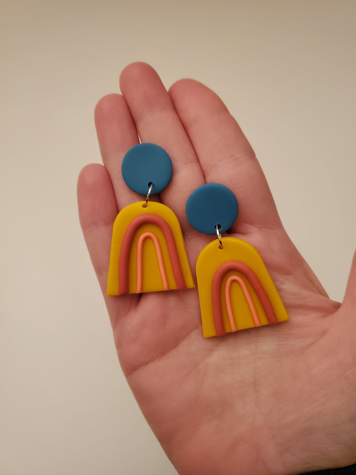 Clay Rainbow Earrings