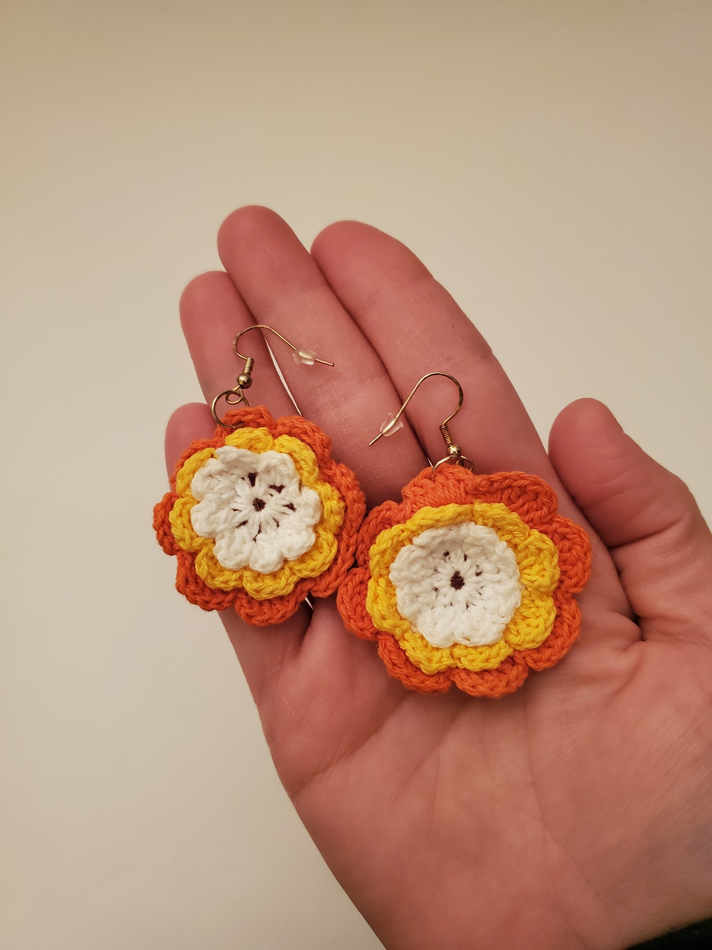 Floral Crochet Earrings