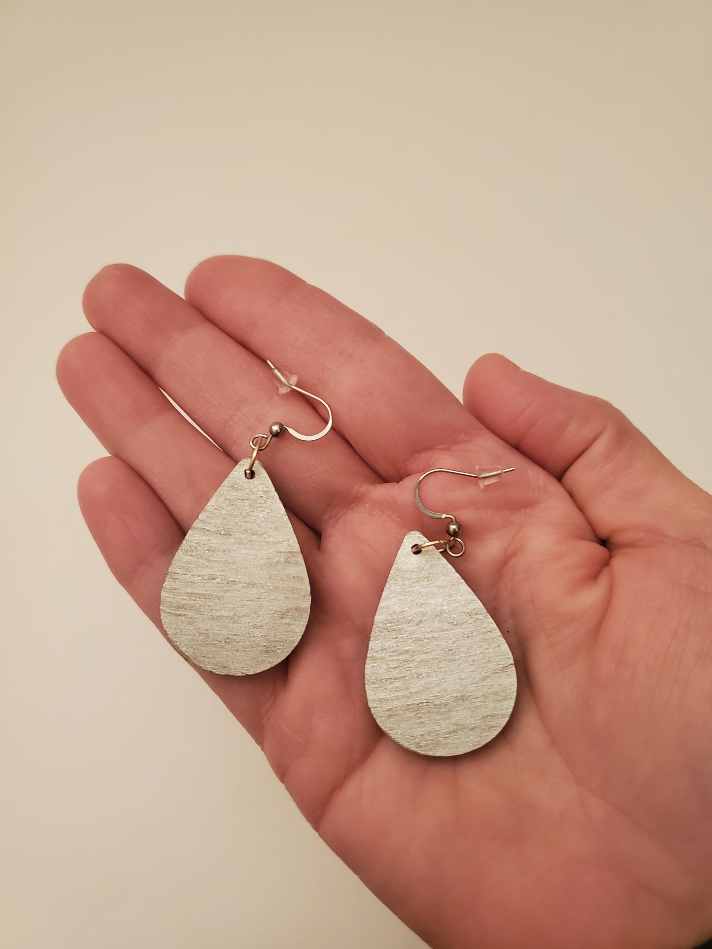 Handpainted Wood Earrings