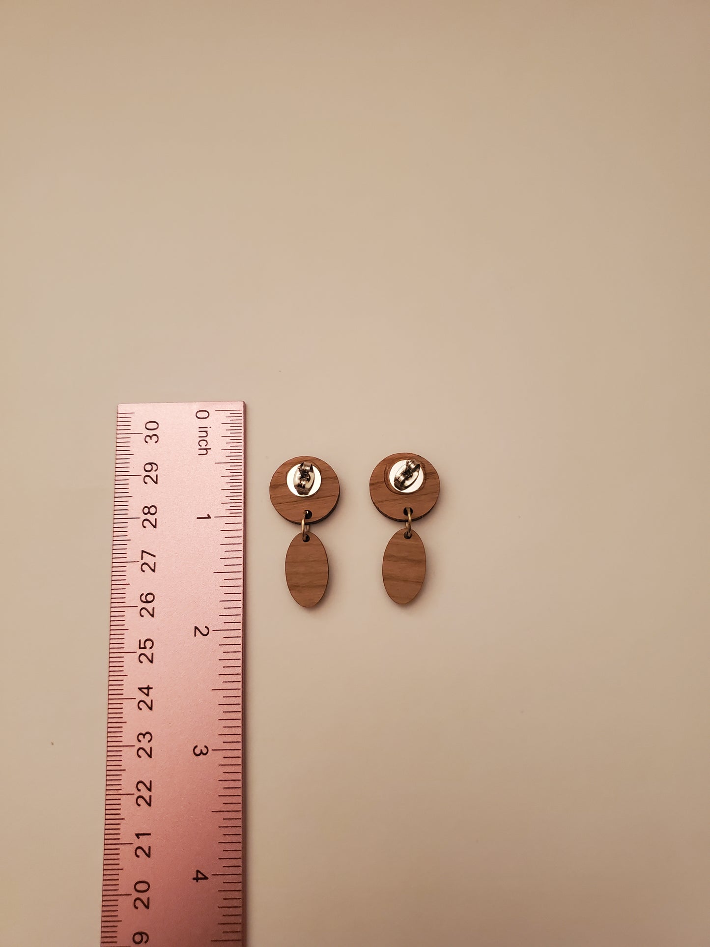 Handpainted Wood Earrings