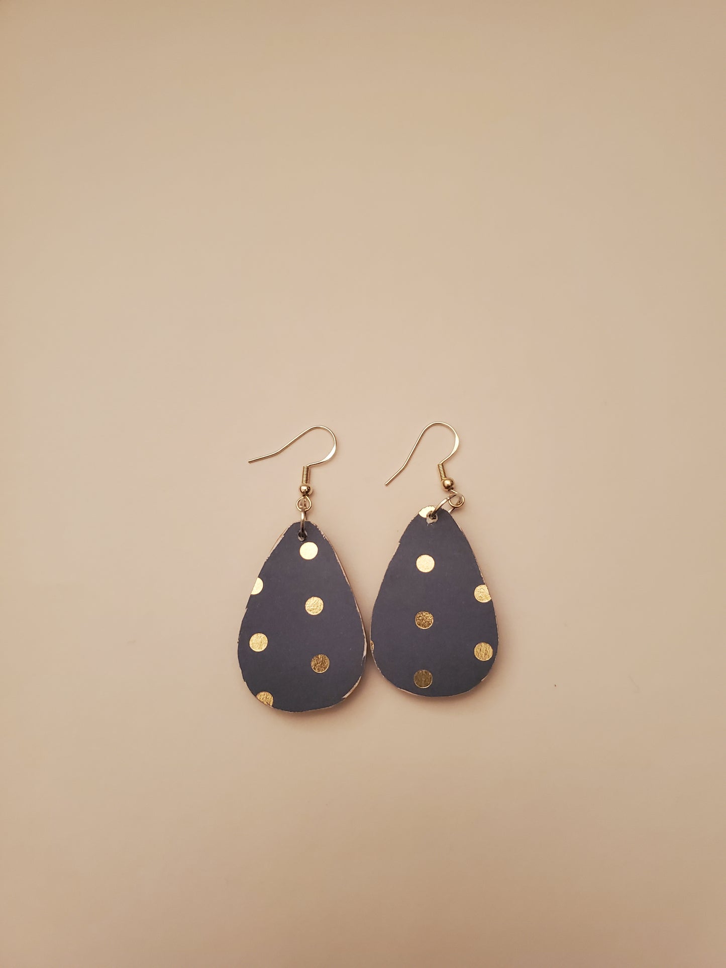 Handpainted Wood Earrings