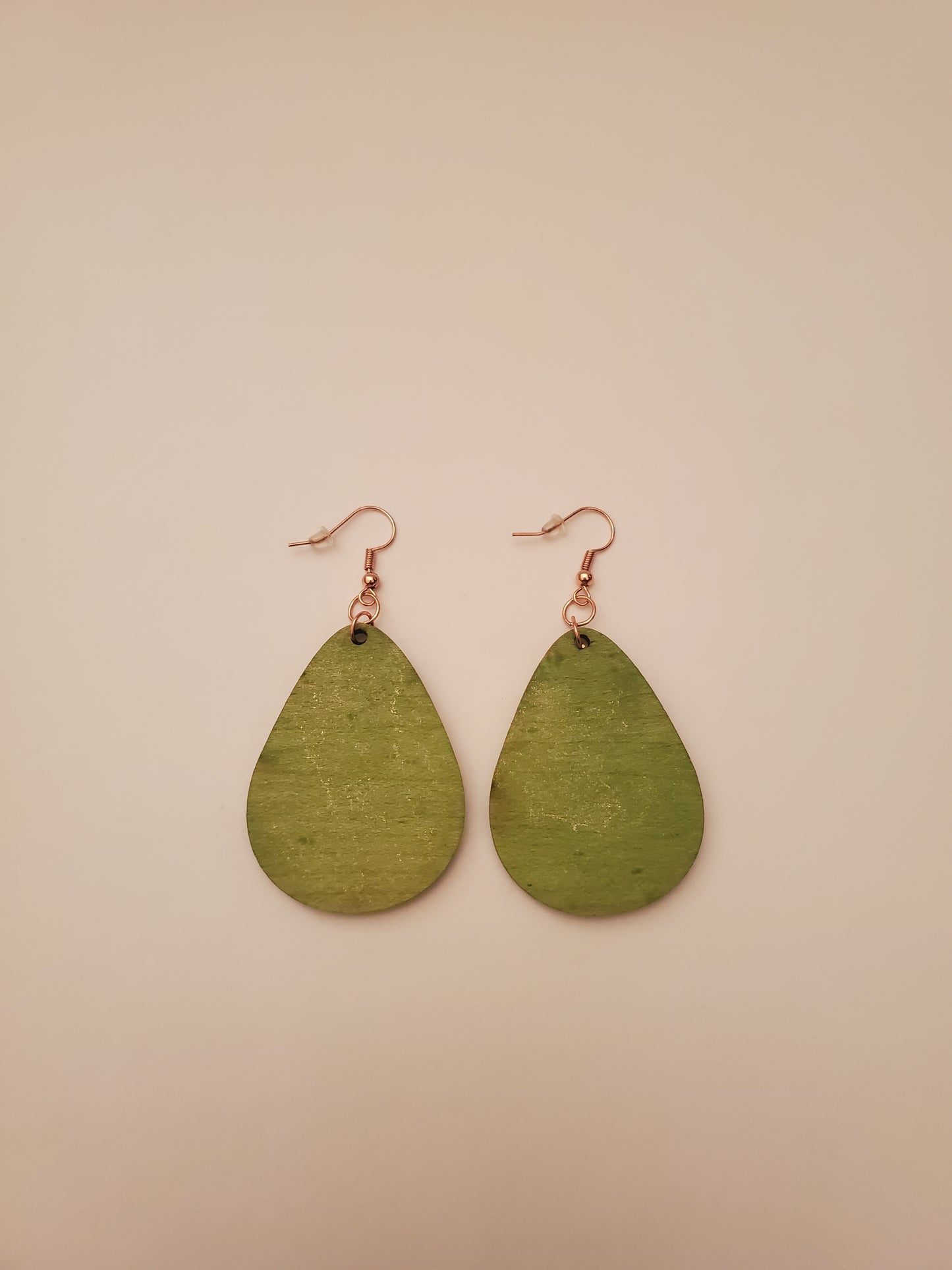 Handpainted Wood Earrings