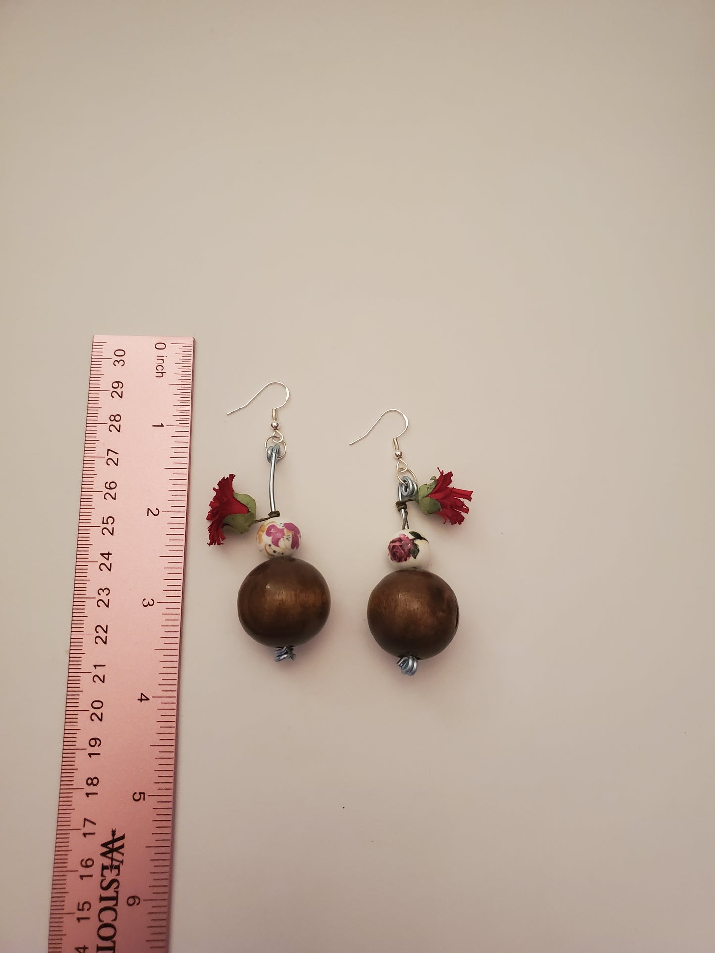 Beaded Floral Earrings