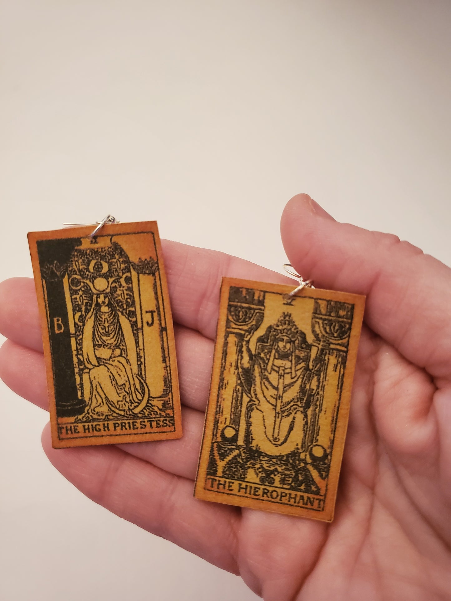 Tarot Card Earrings