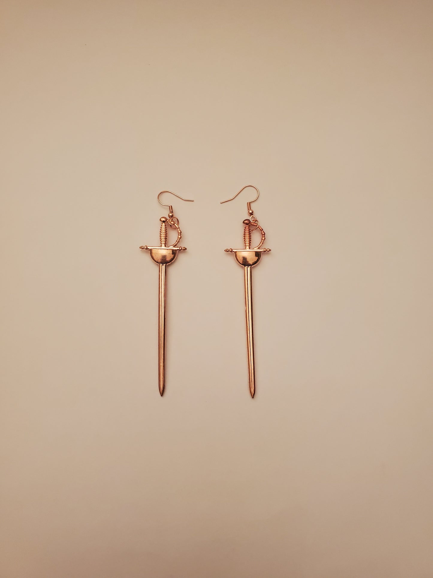 Sword Earrings Rose Gold (Multiple Variations)