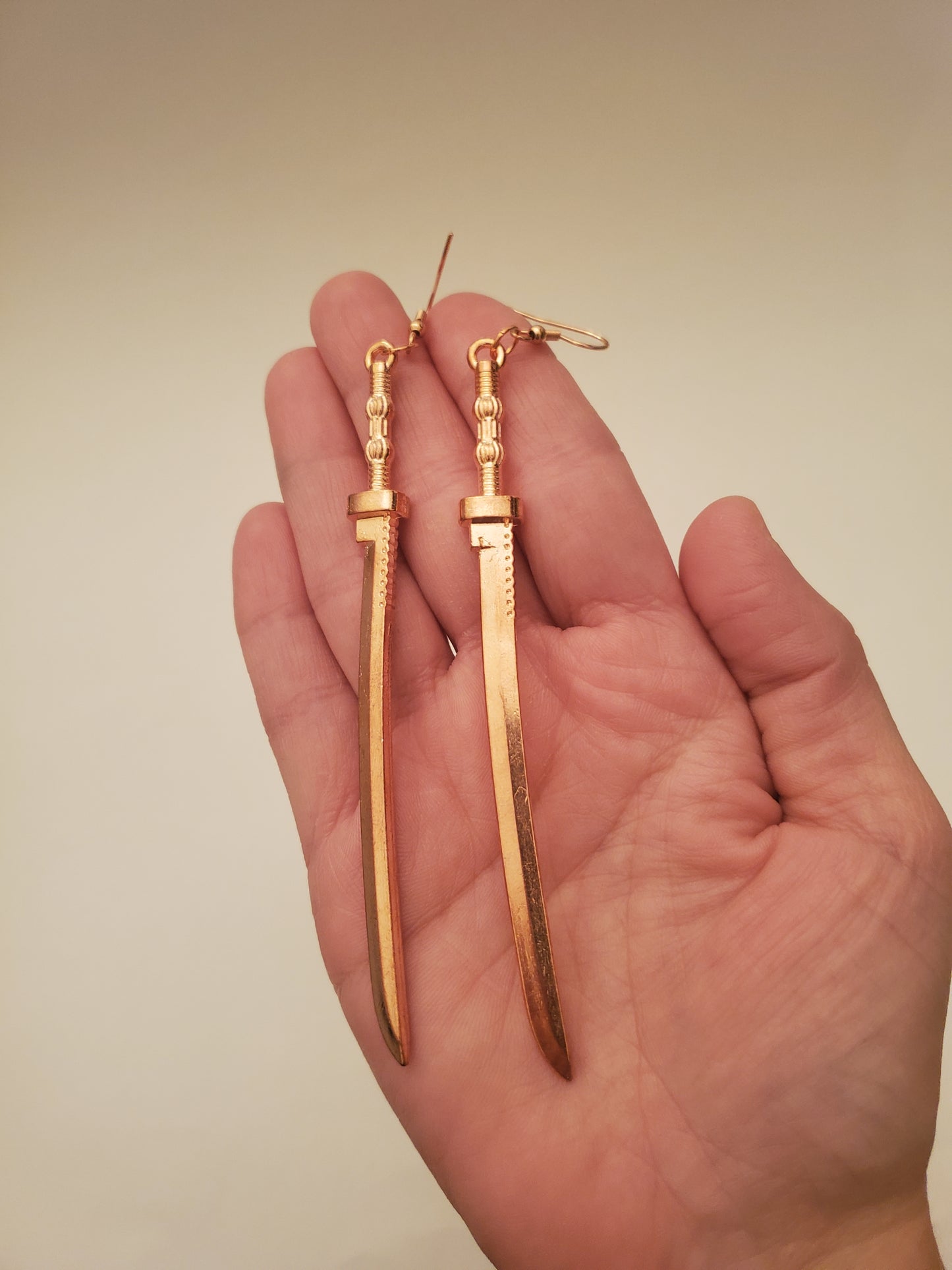 Sword Earrings Rose Gold (Multiple Variations)