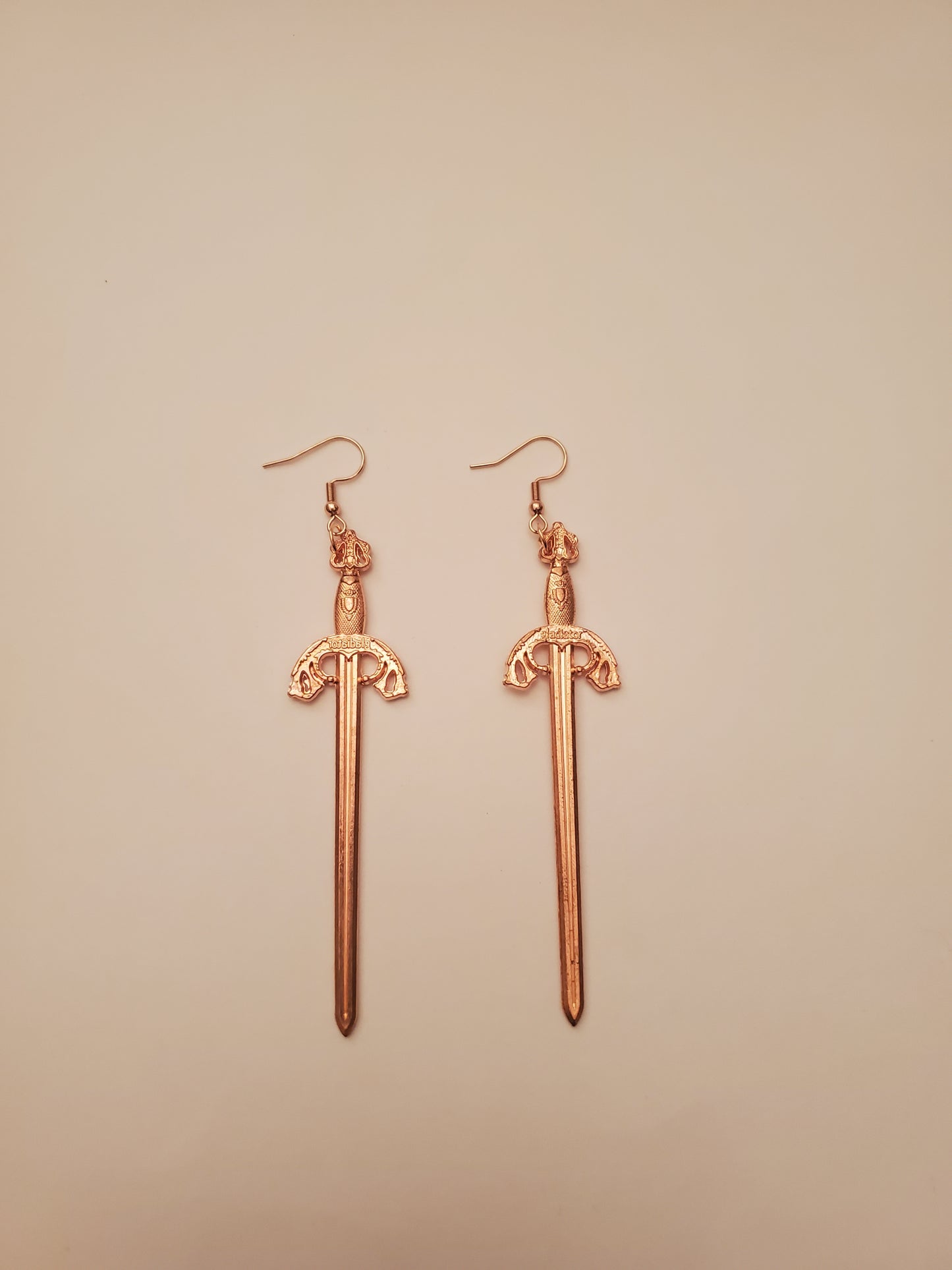 Sword Earrings Rose Gold (Multiple Variations)