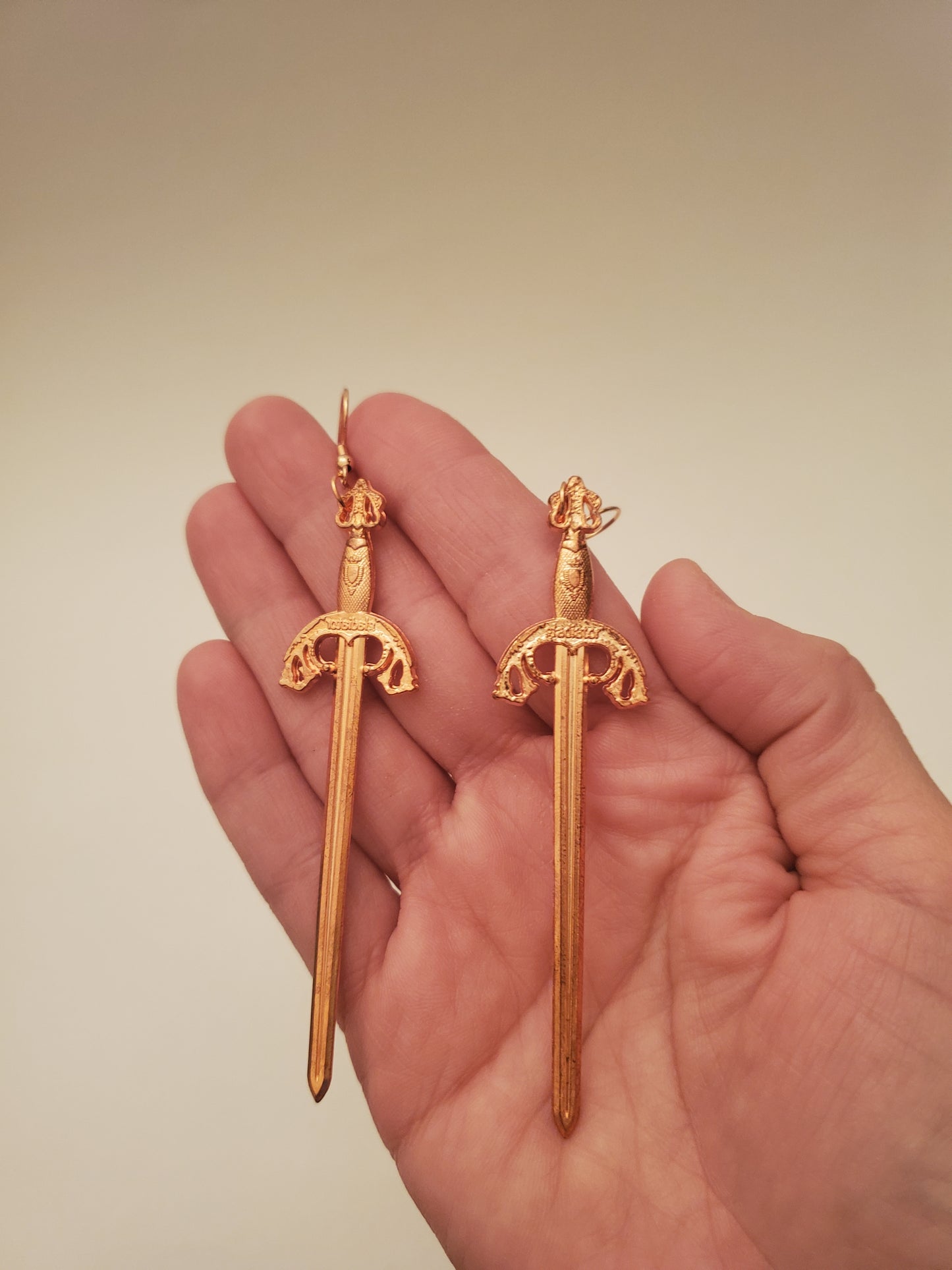 Sword Earrings Rose Gold (Multiple Variations)