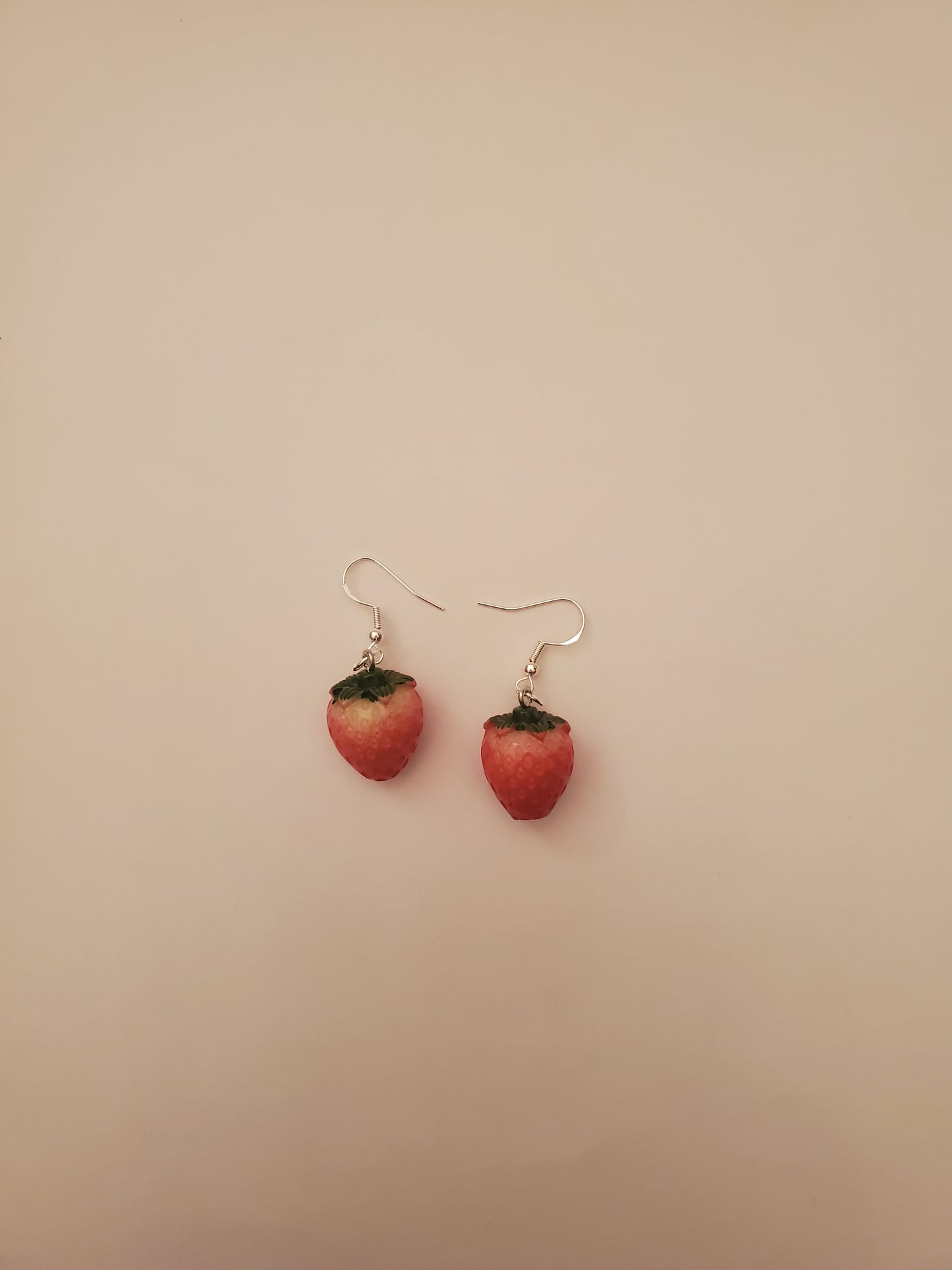 Fruit Earrings (Strawberry & Lemon)