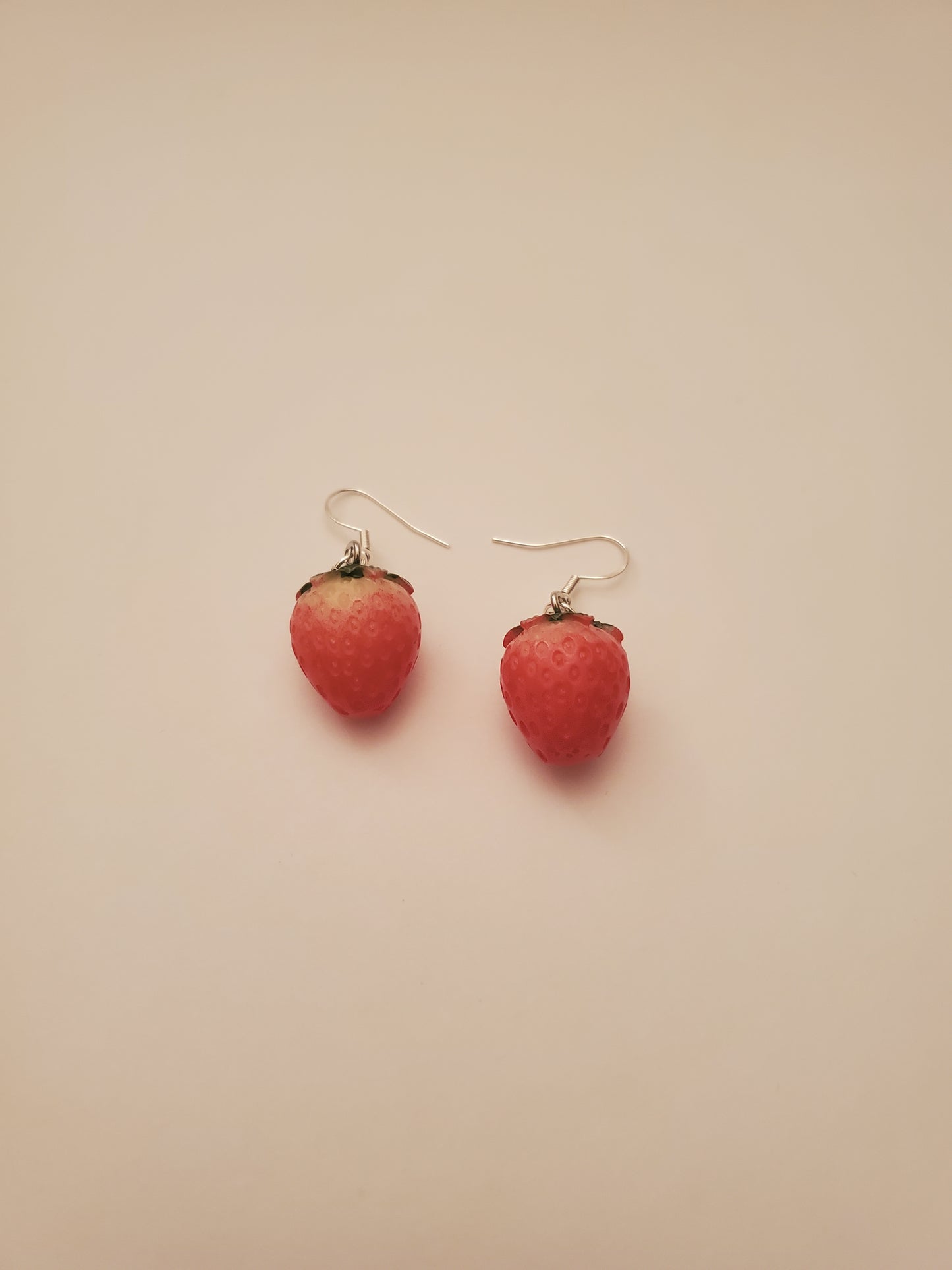 Fruit Earrings (Strawberry & Lemon)