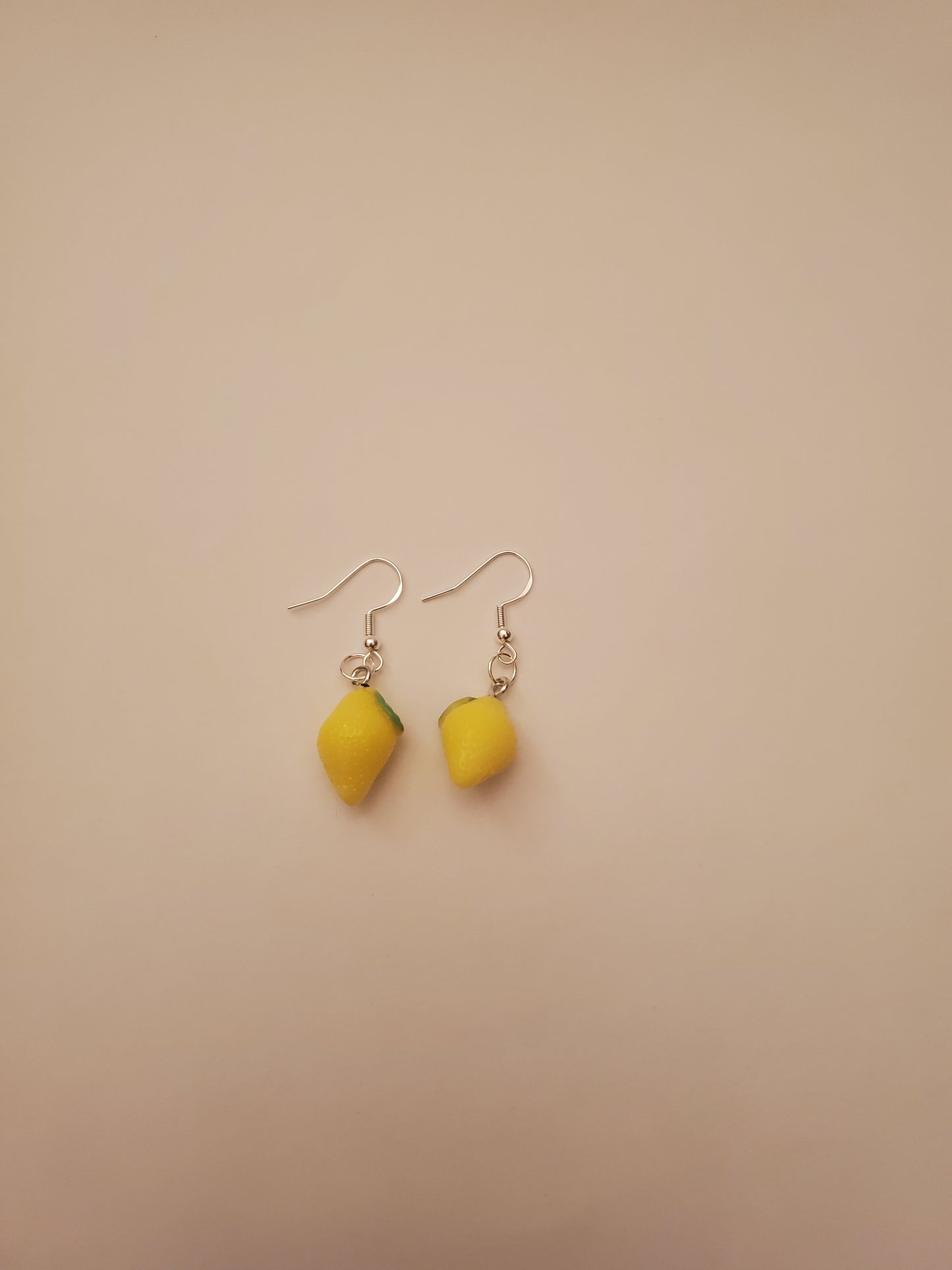 Fruit Earrings (Strawberry & Lemon)