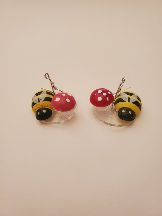 Mini 3D Nature Themed Earrings