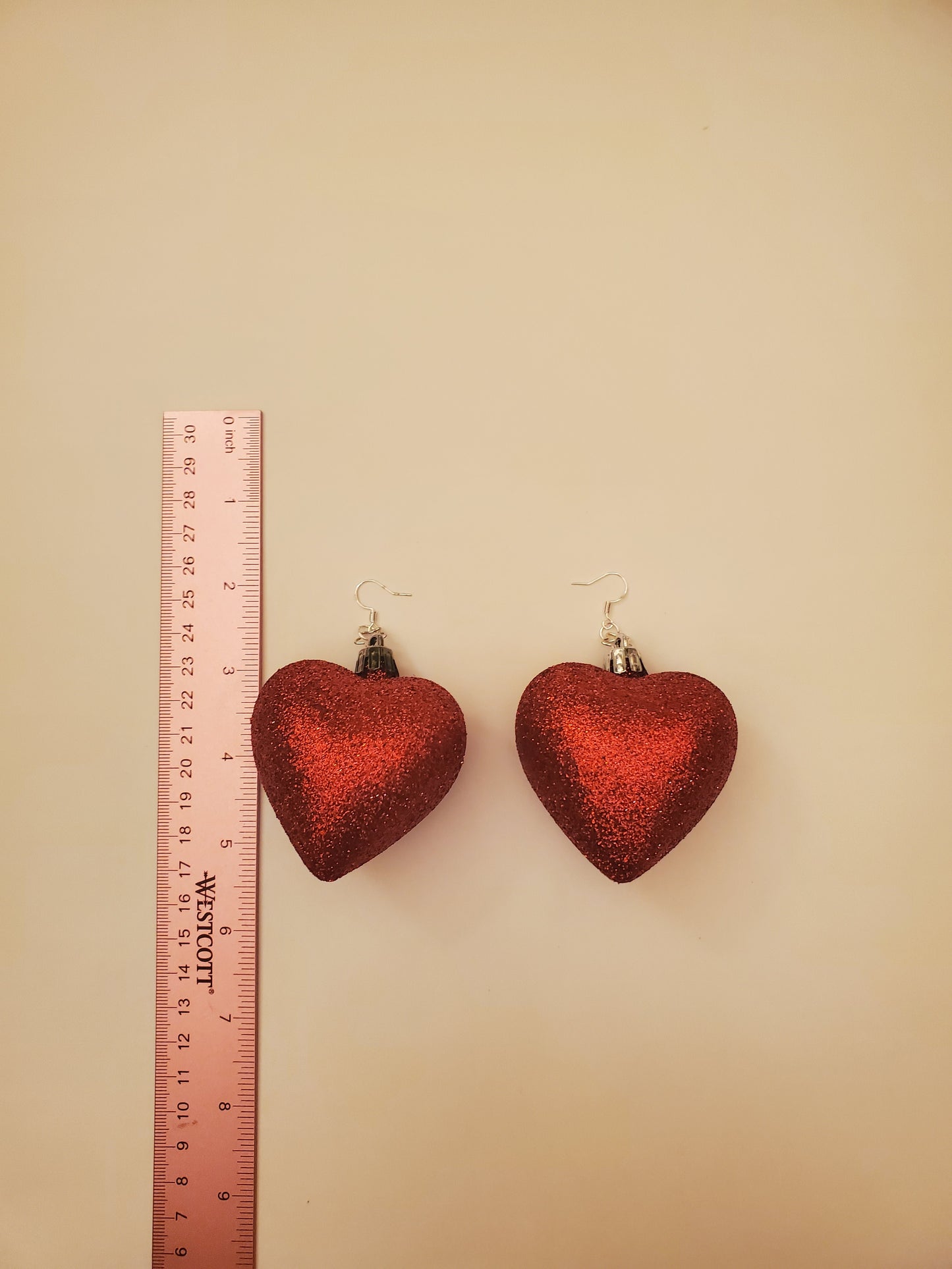 Heart Glitter Earrings