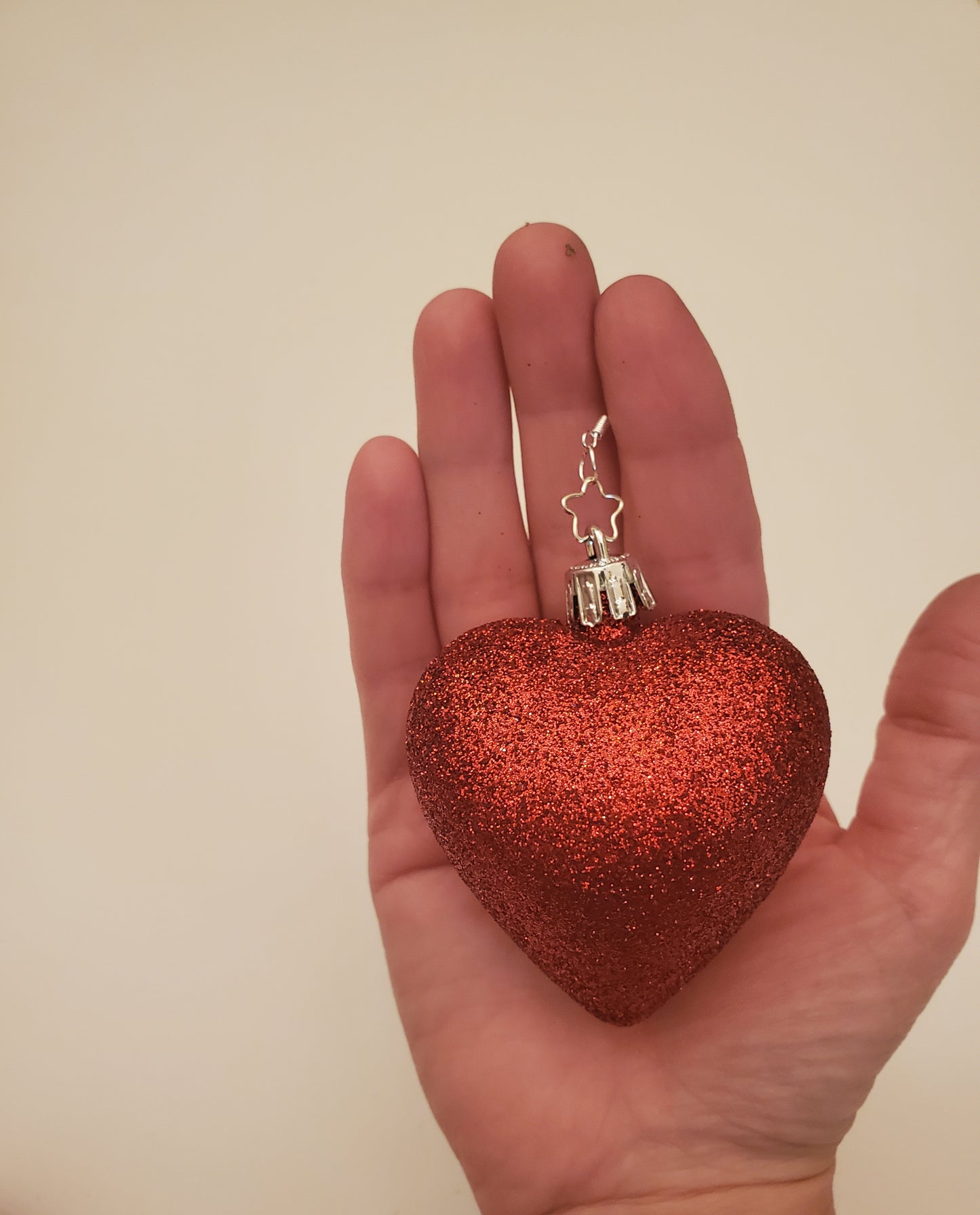 Heart Glitter Earrings